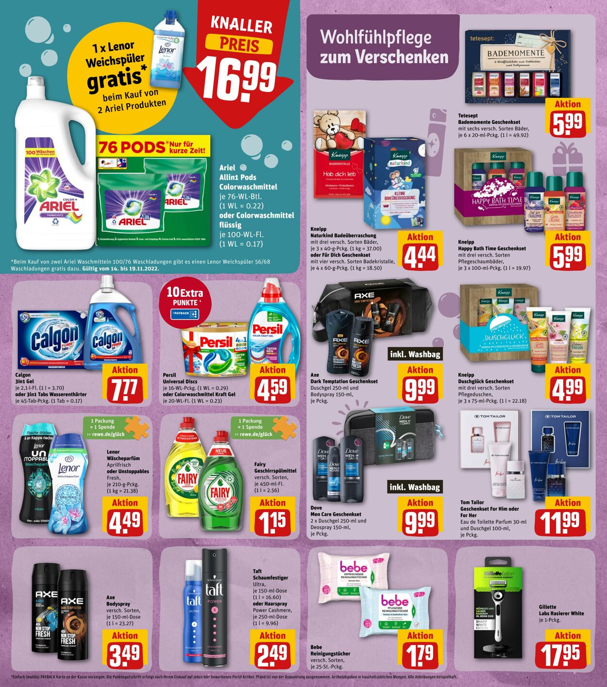 Prospekt Rewe 14.11.2022 - 19.11.2022