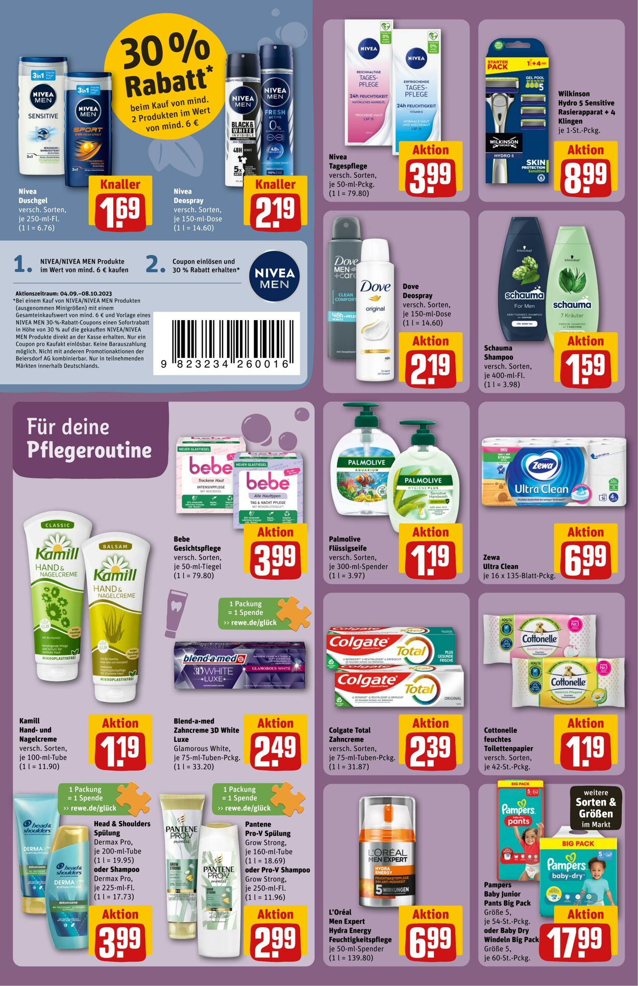 Prospekt Rewe 17.09.2023 - 23.09.2023