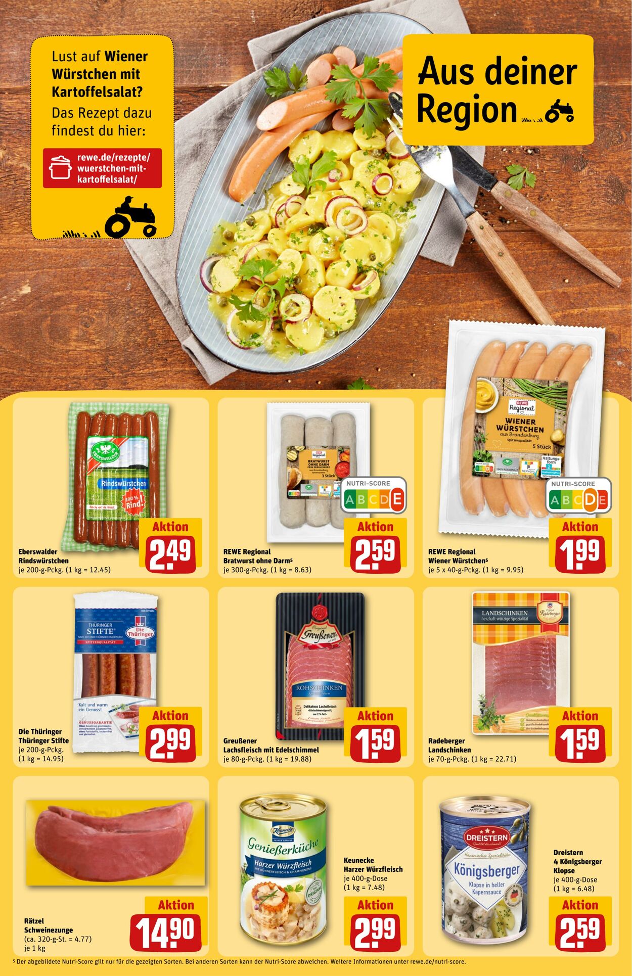 Prospekt Rewe 17.09.2023 - 23.09.2023