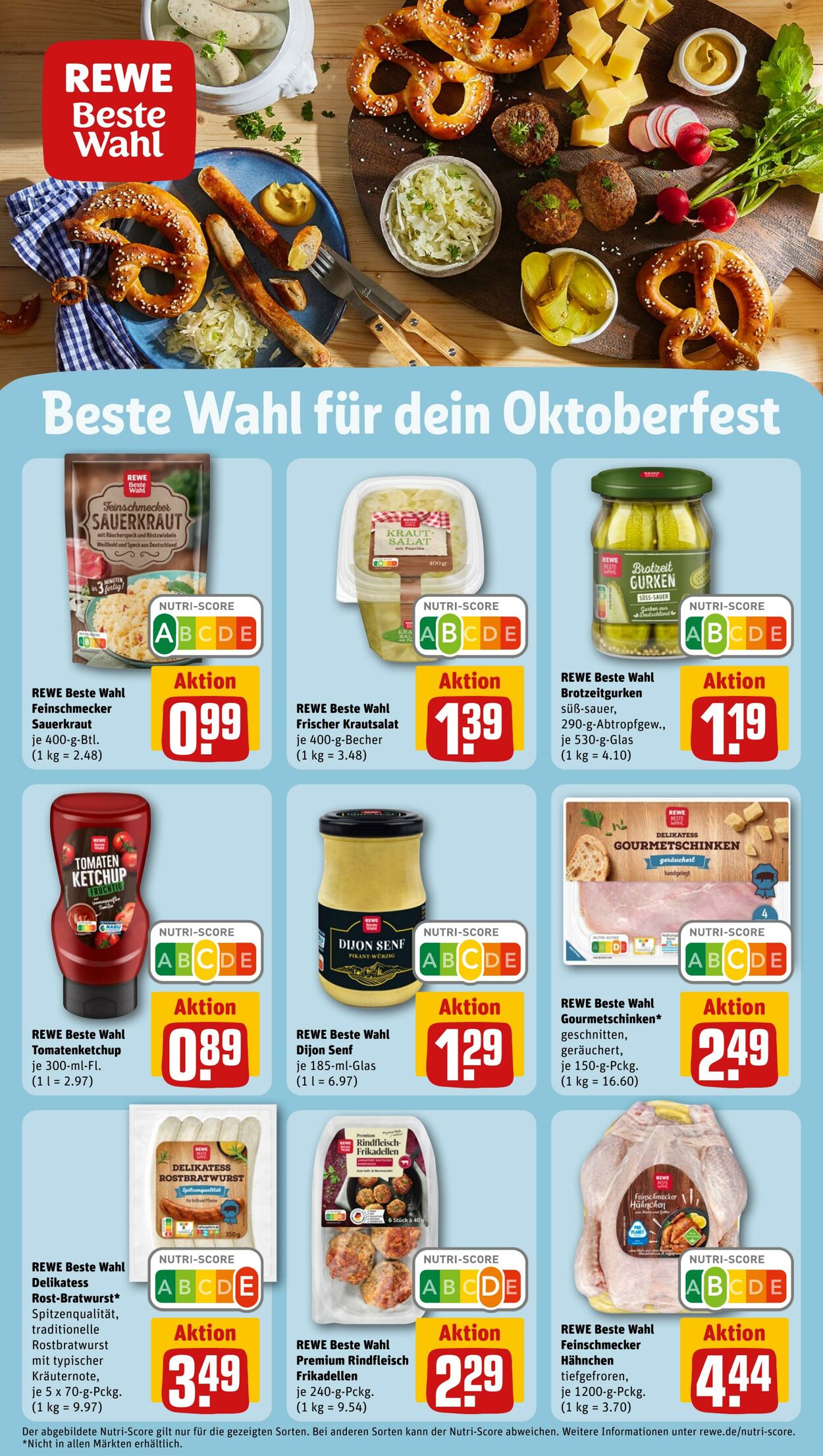 Prospekt Rewe 17.09.2023 - 23.09.2023