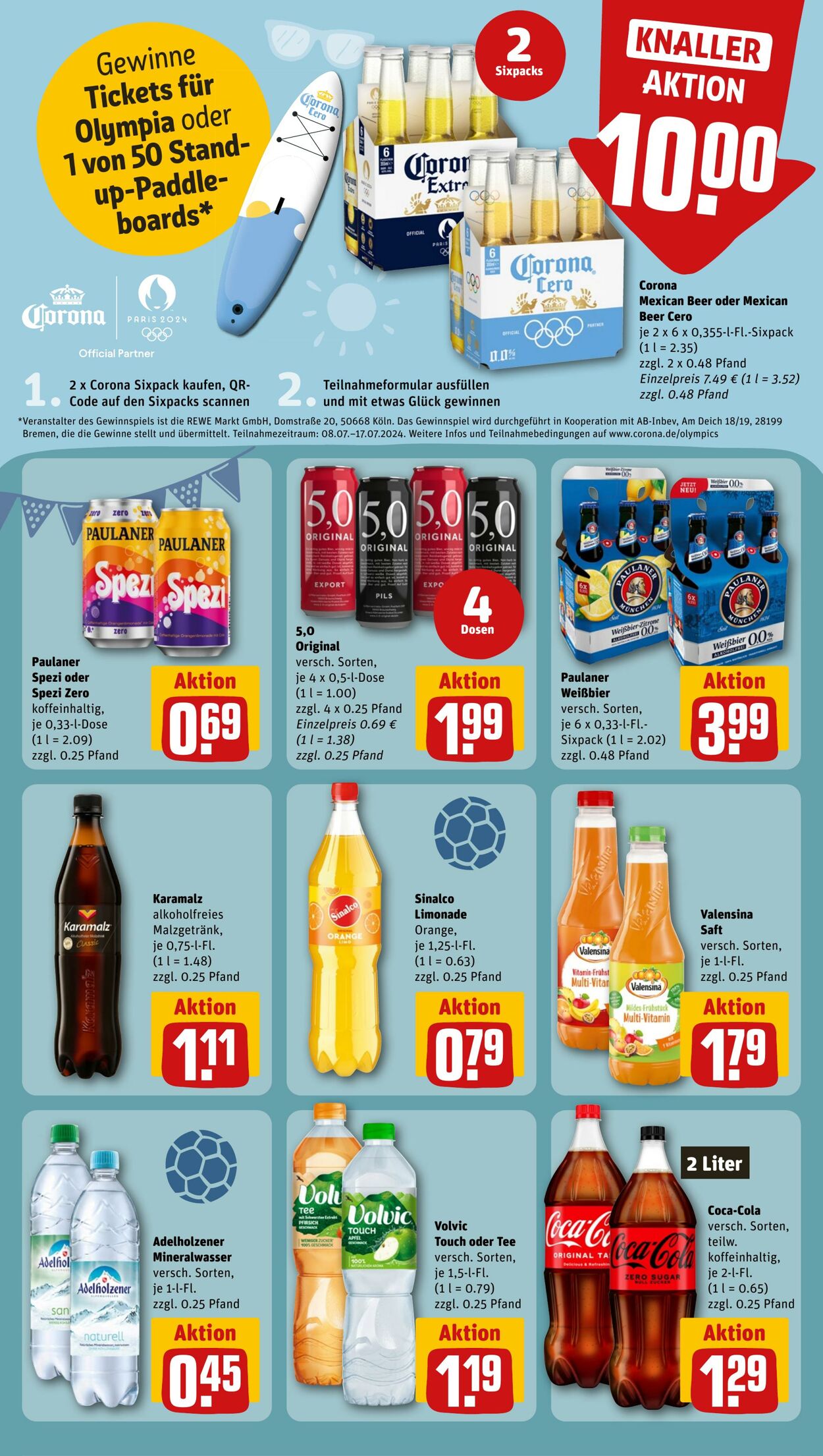 Prospekt Rewe 08.07.2024 - 13.07.2024