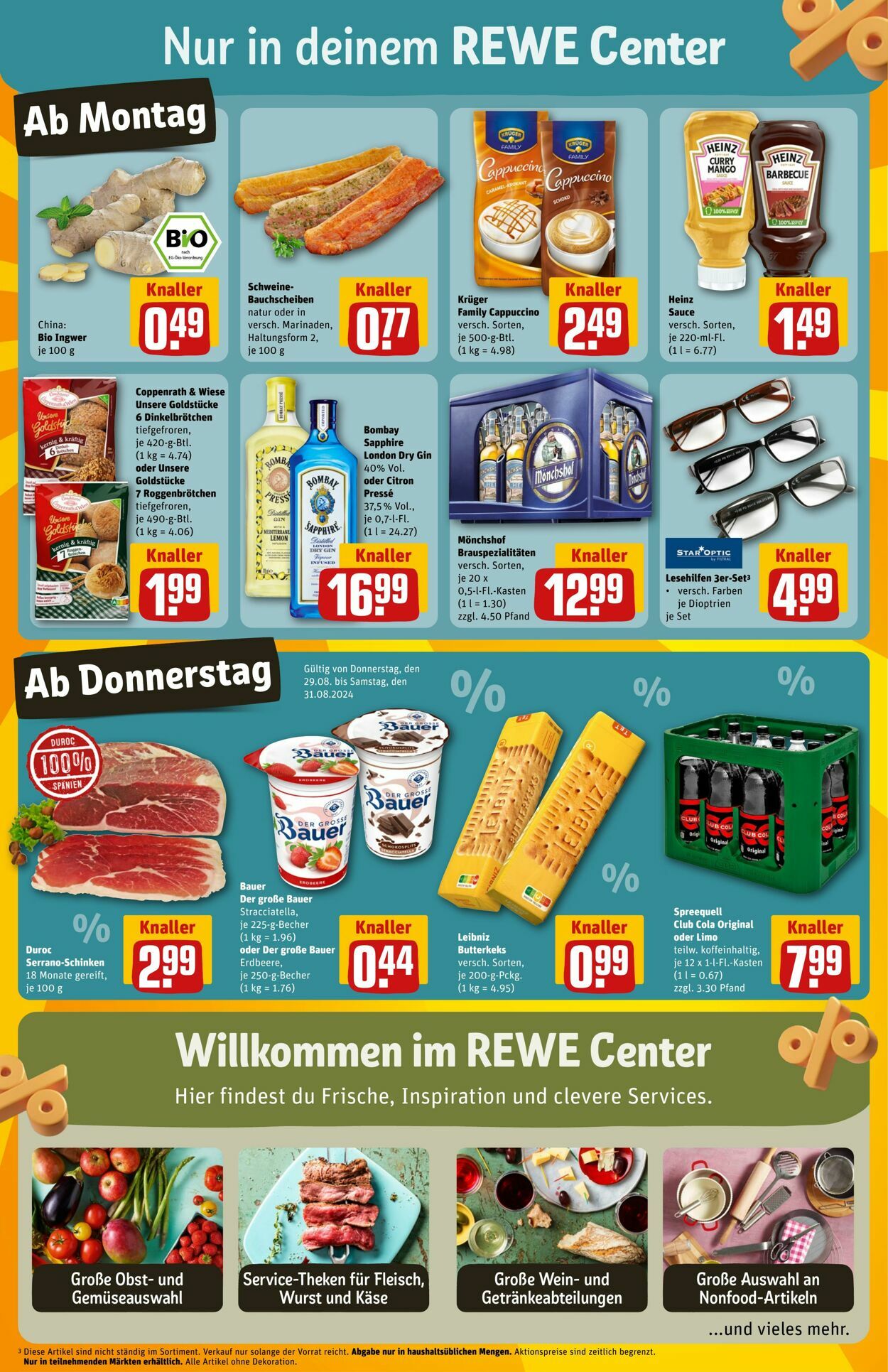 Prospekt Rewe 26.08.2024 - 31.08.2024