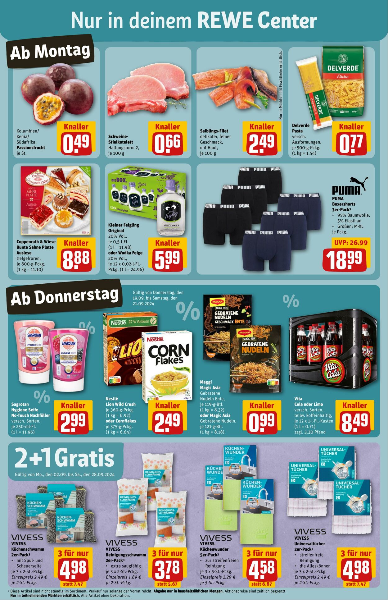 Prospekt Rewe 15.09.2024 - 21.09.2024