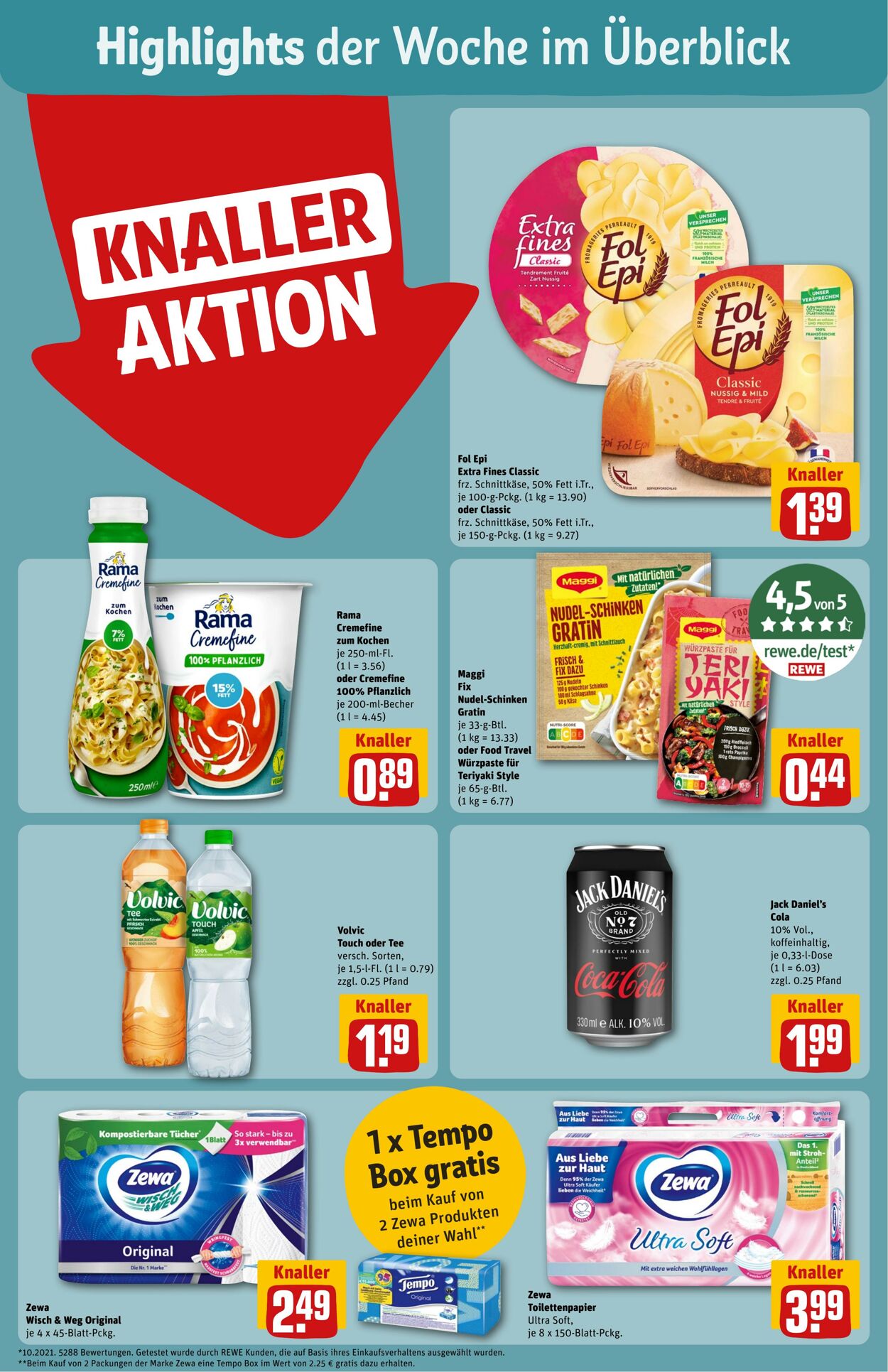 Prospekt Rewe 15.09.2024 - 21.09.2024