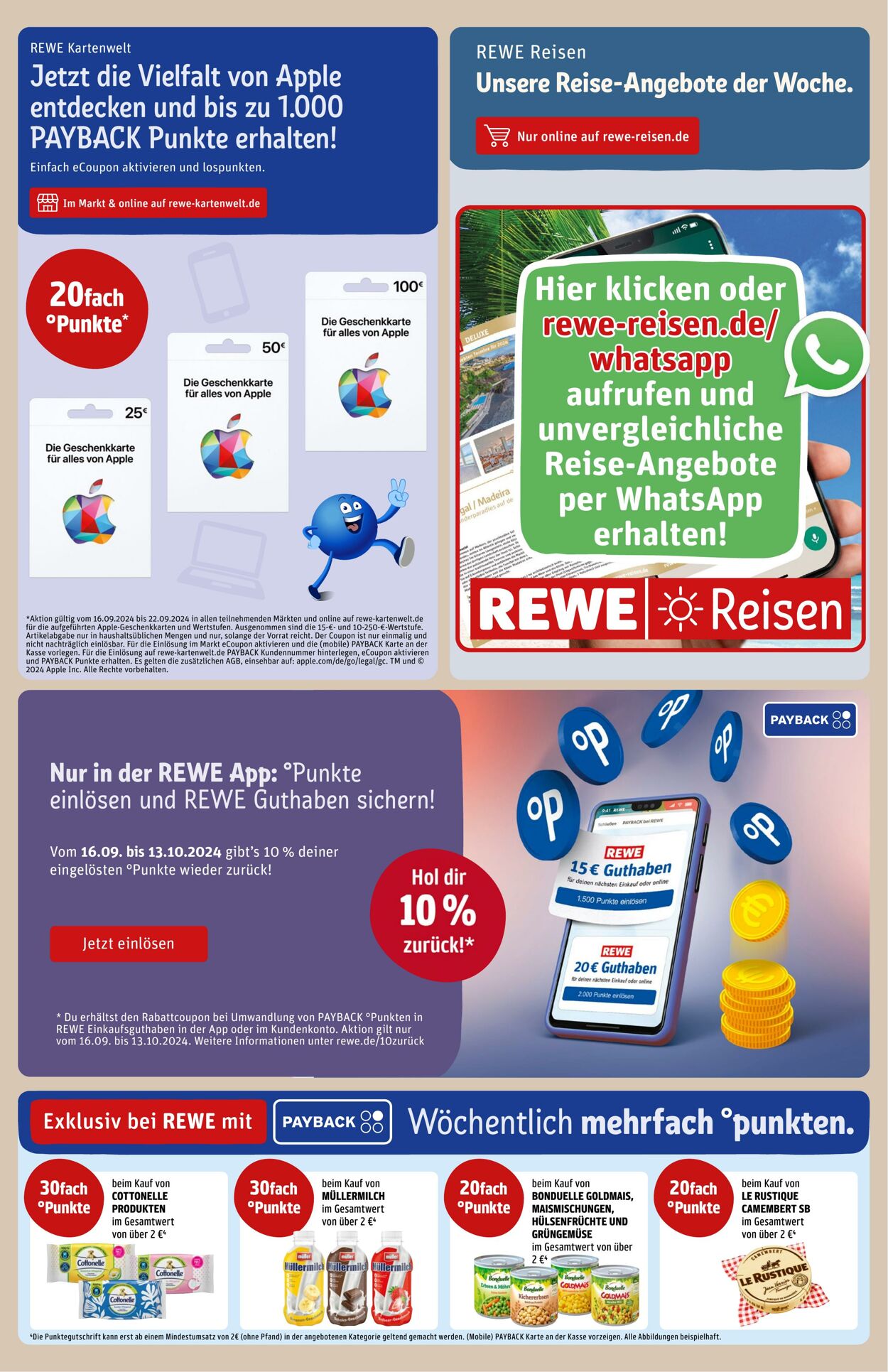 Prospekt Rewe 15.09.2024 - 21.09.2024