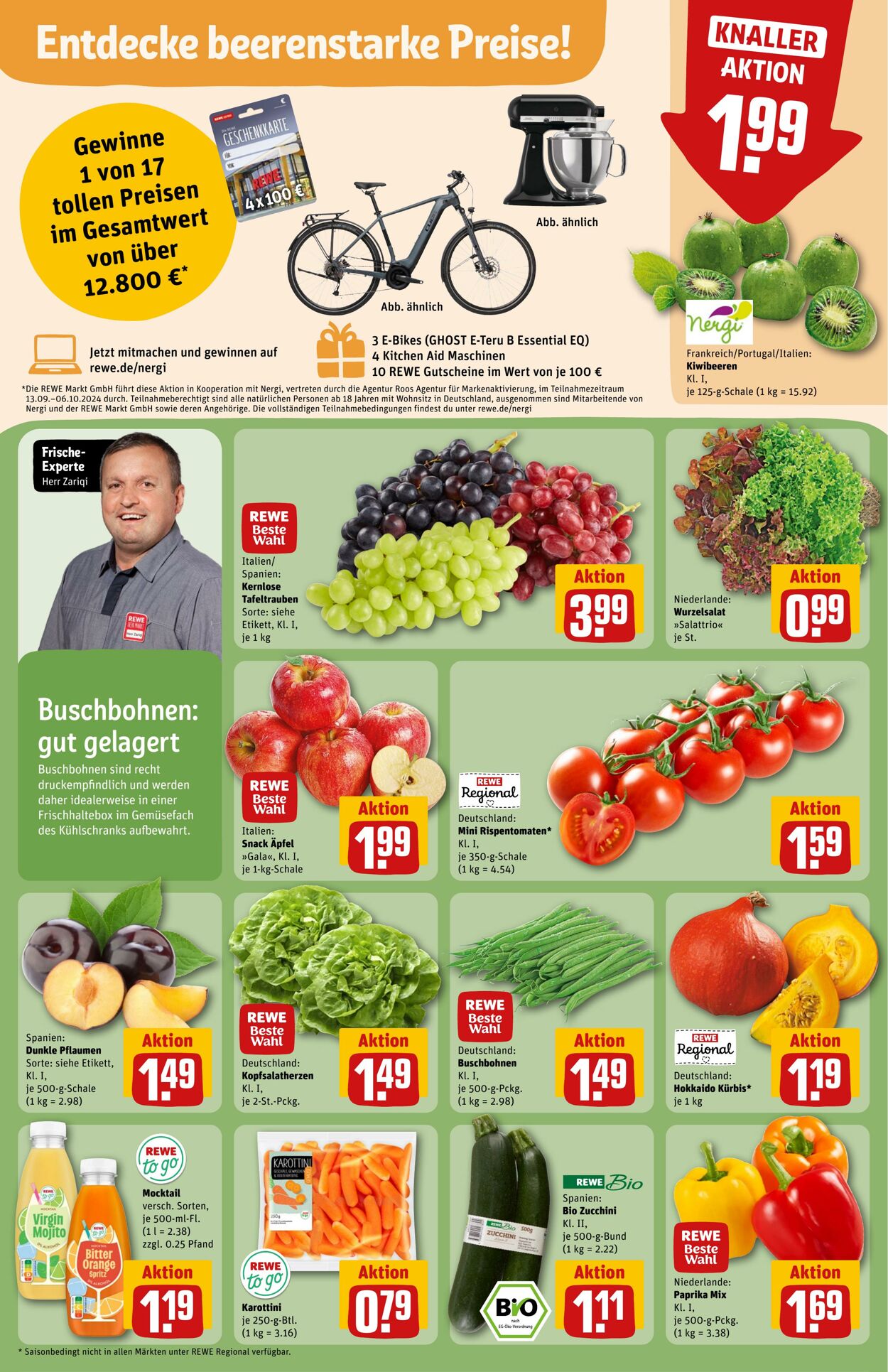 Prospekt Rewe 15.09.2024 - 21.09.2024