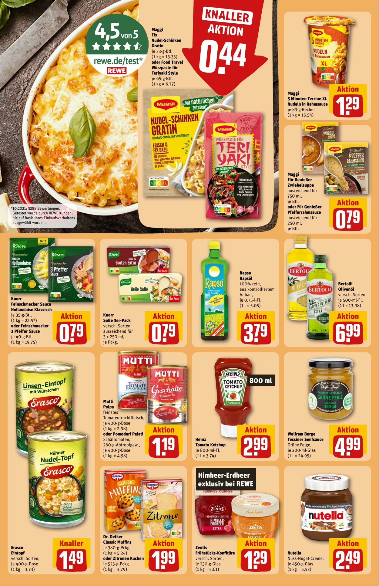 Prospekt Rewe 15.09.2024 - 21.09.2024