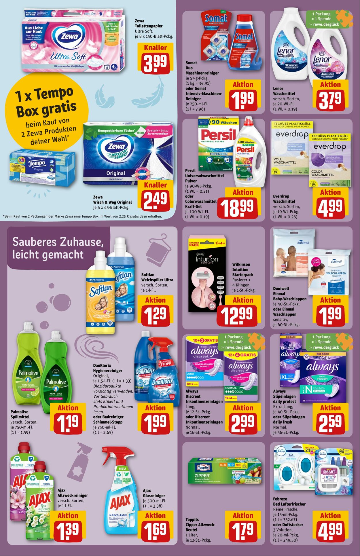 Prospekt Rewe 15.09.2024 - 21.09.2024