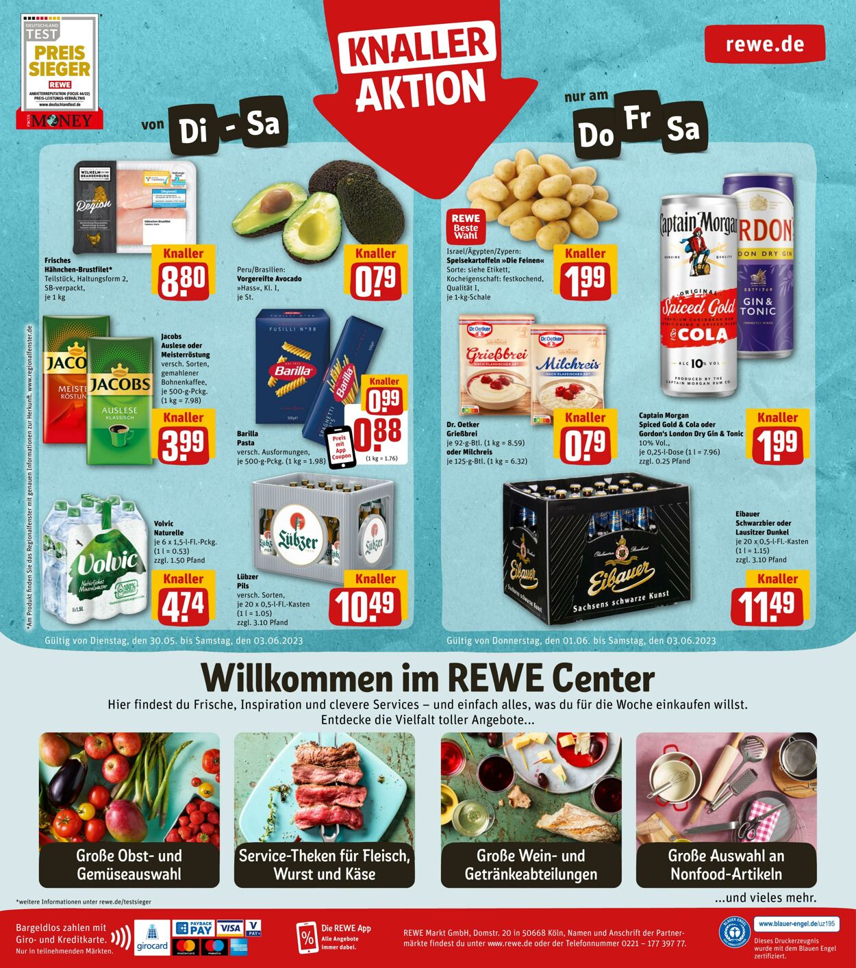 Prospekt Rewe 29.05.2023 - 03.06.2023