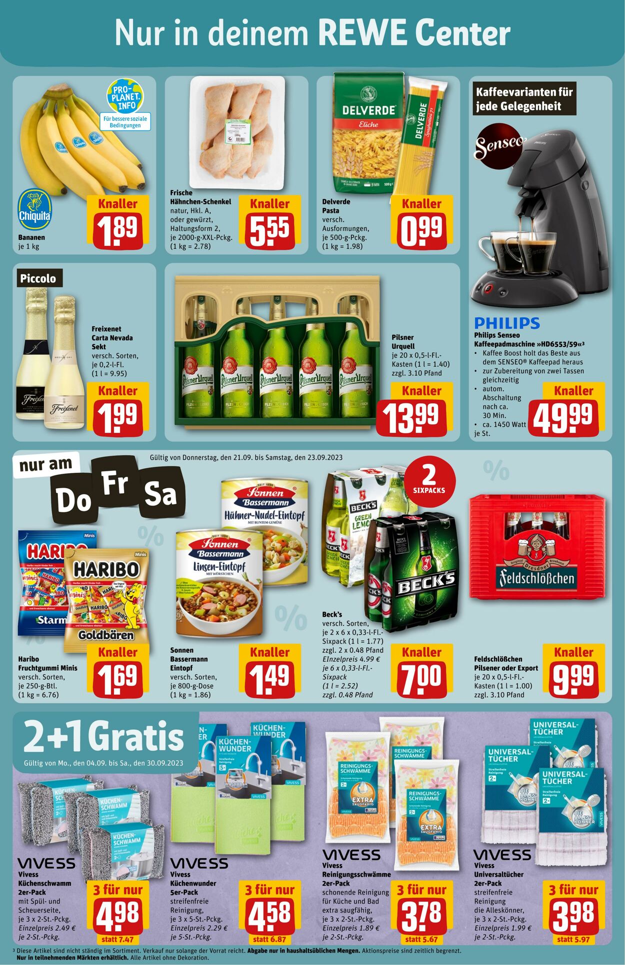 Prospekt Rewe 17.09.2023 - 23.09.2023