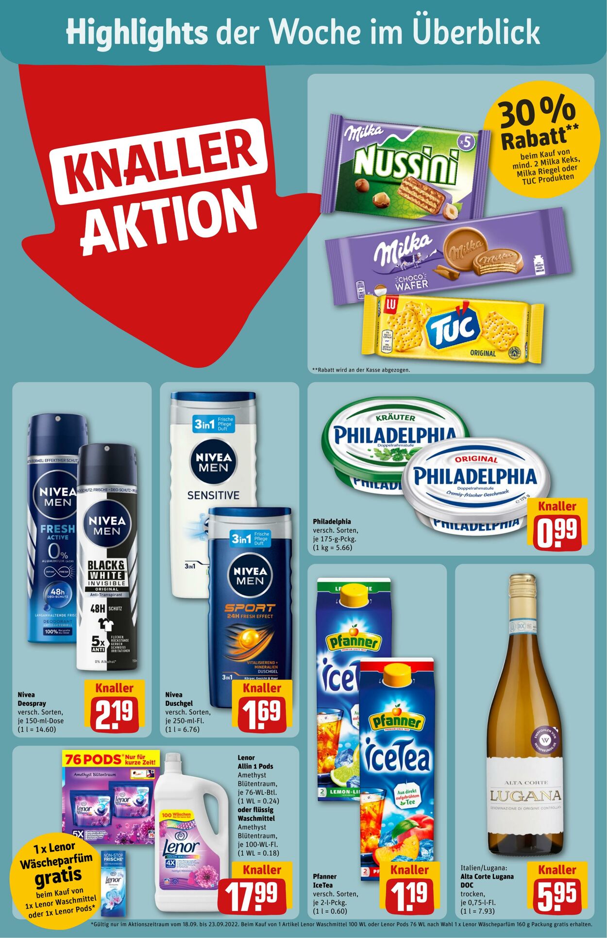 Prospekt Rewe 17.09.2023 - 23.09.2023