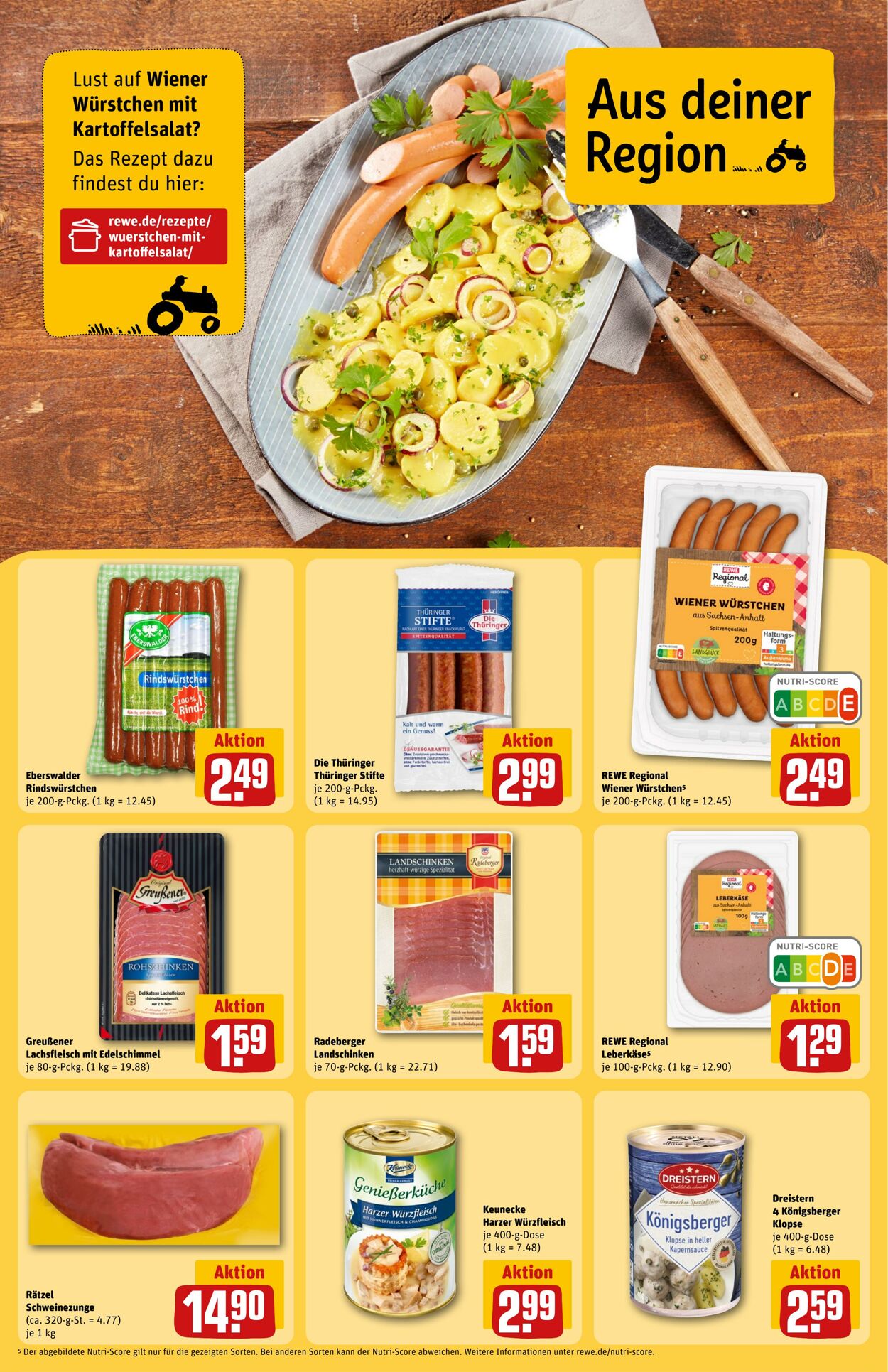 Prospekt Rewe 17.09.2023 - 23.09.2023