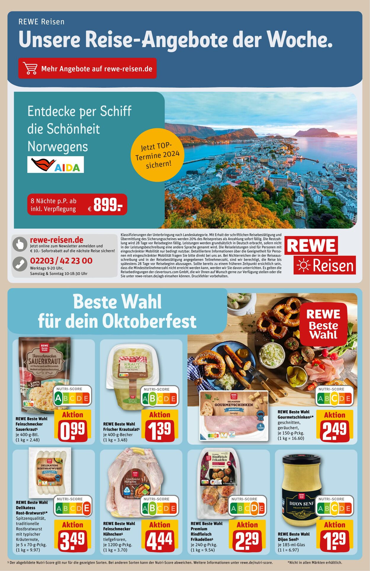 Prospekt Rewe 17.09.2023 - 23.09.2023