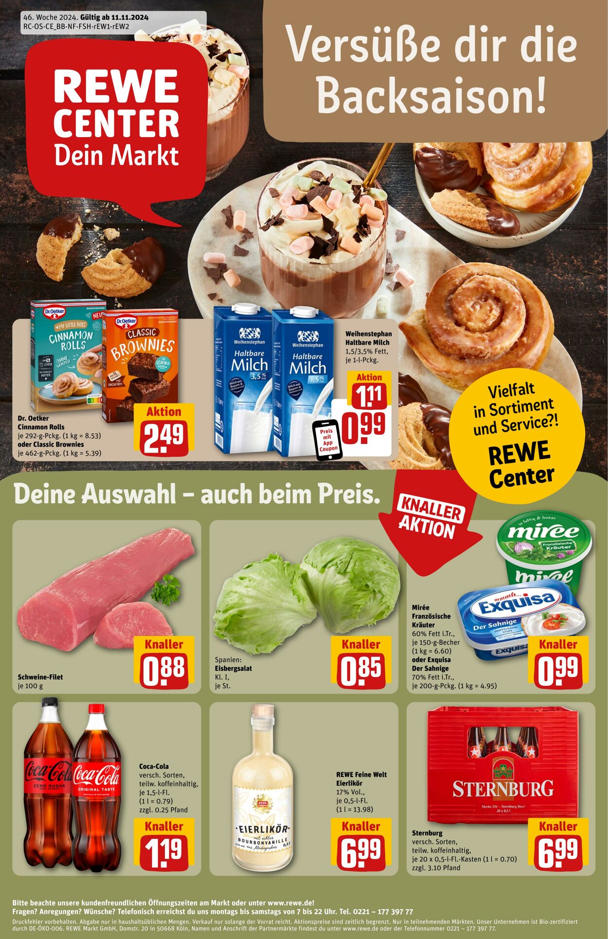 Prospekt Rewe 11.11.2024 - 20.11.2024