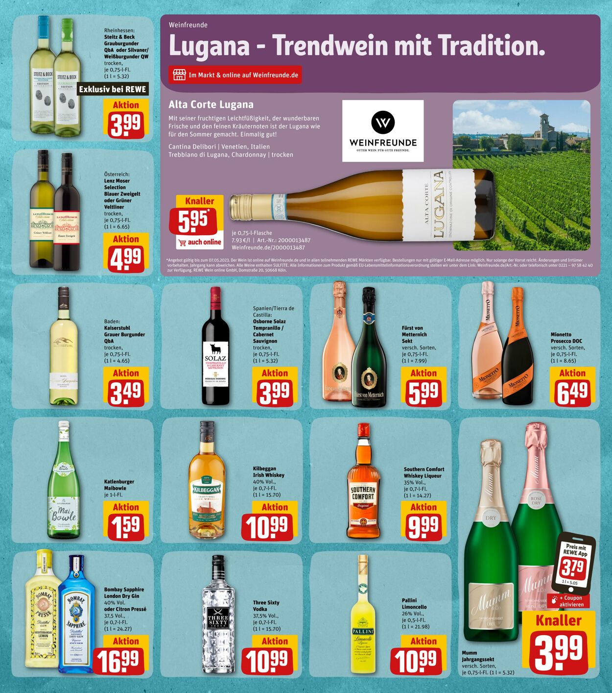 Prospekt Rewe 01.05.2023 - 06.05.2023