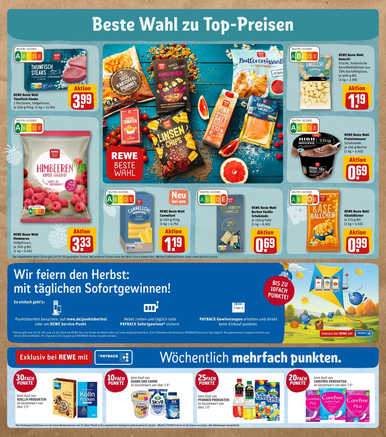 Prospekt Rewe 10.10.2022 - 15.10.2022