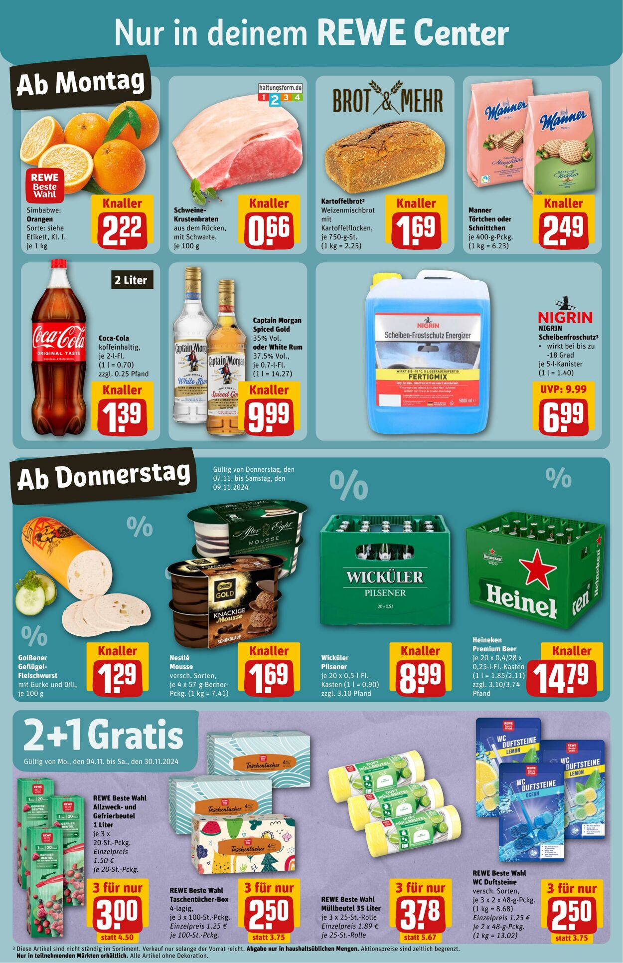 Prospekt Rewe 04.11.2024 - 13.11.2024