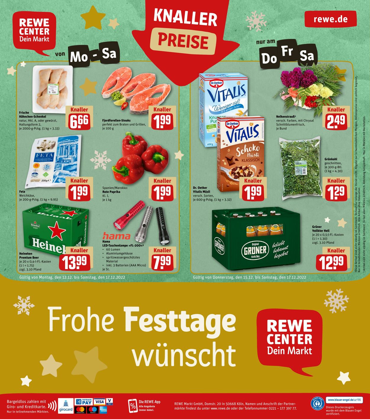 Prospekt Rewe 12.12.2022 - 17.12.2022