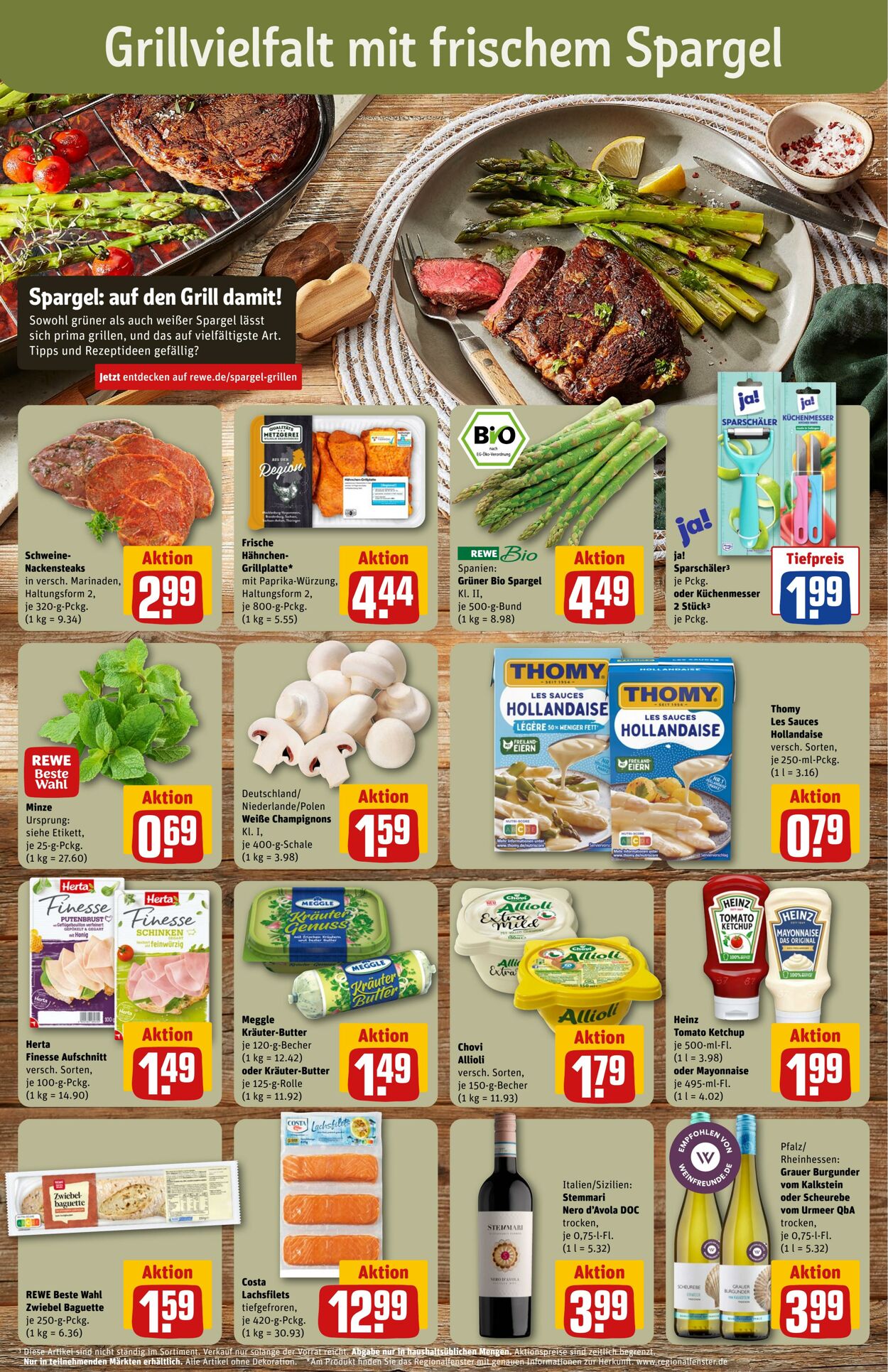 Prospekt Rewe 15.04.2024 - 21.04.2024