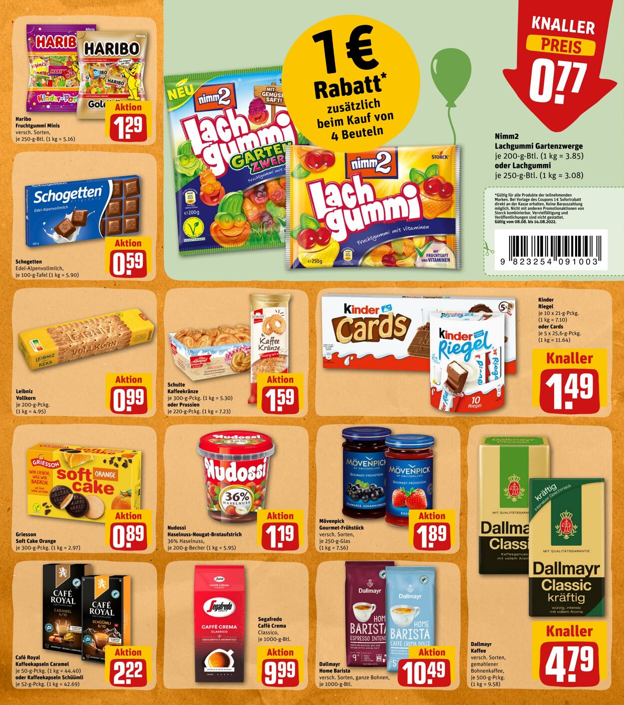 Prospekt Rewe 08.08.2022 - 13.08.2022