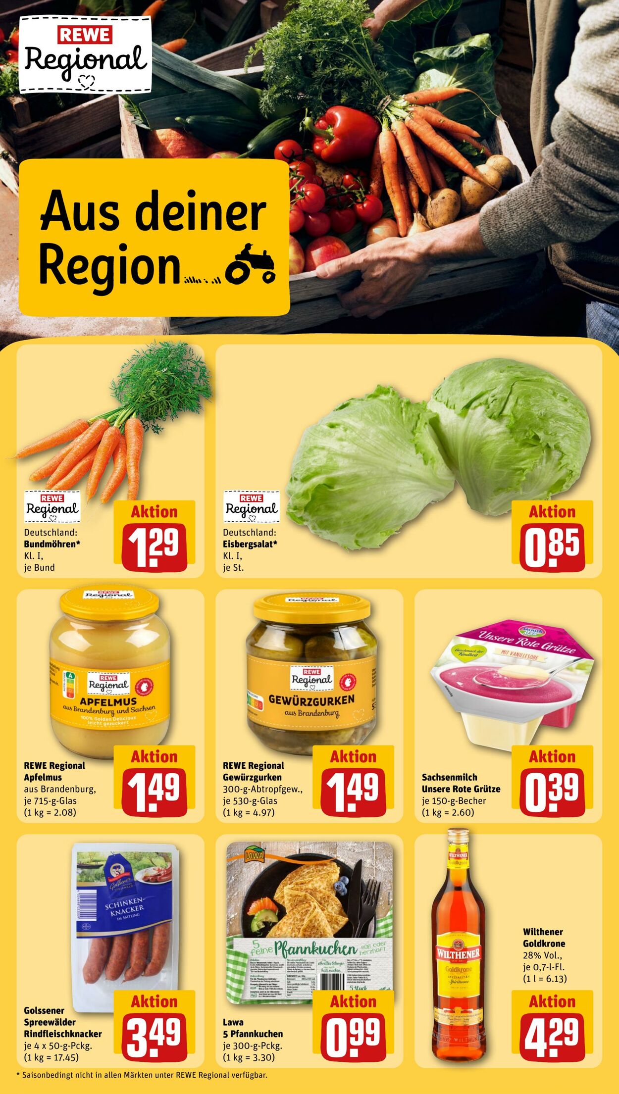 Prospekt Rewe 08.07.2024 - 13.07.2024