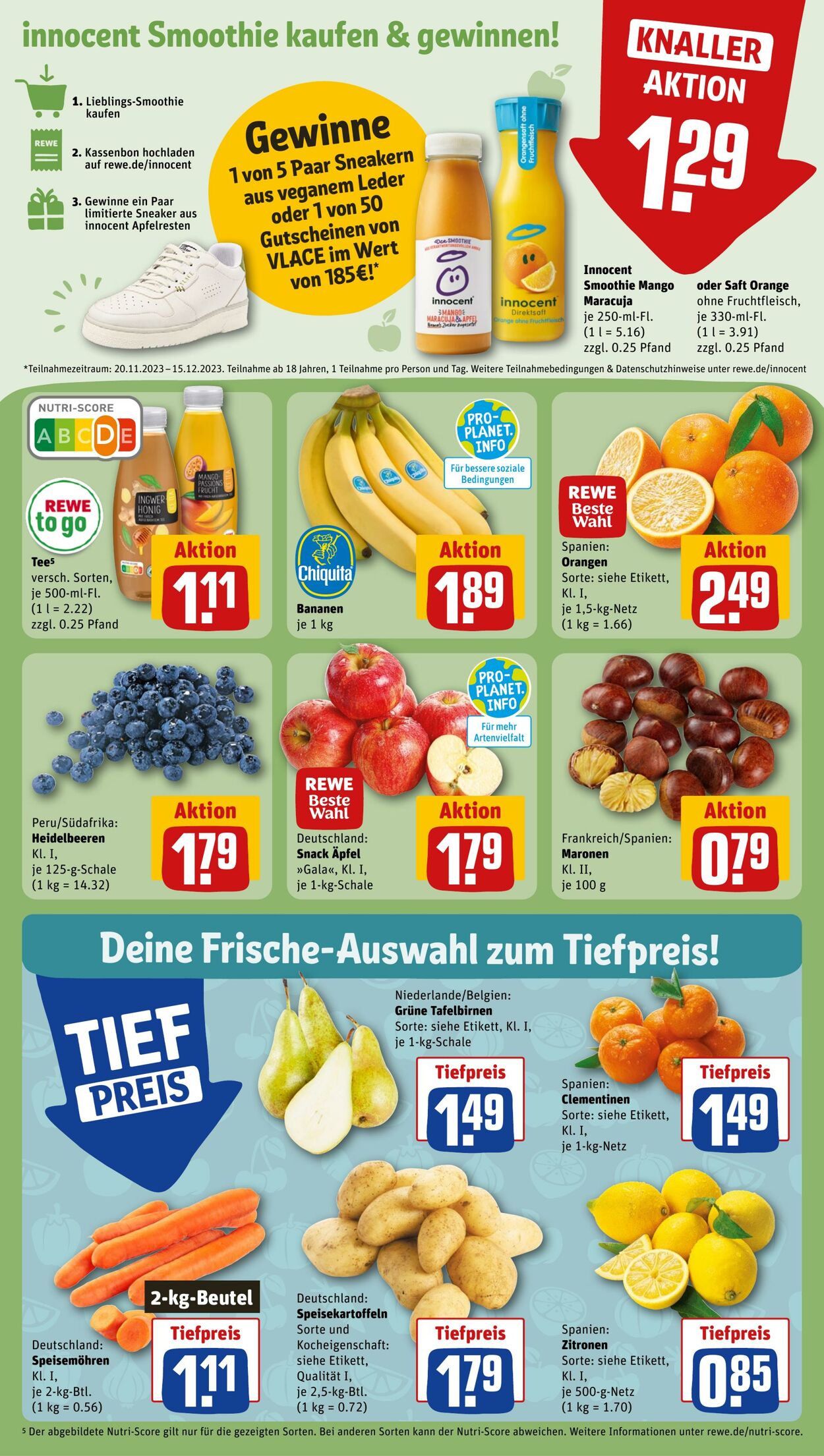 Prospekt Rewe 19.11.2023 - 25.11.2023