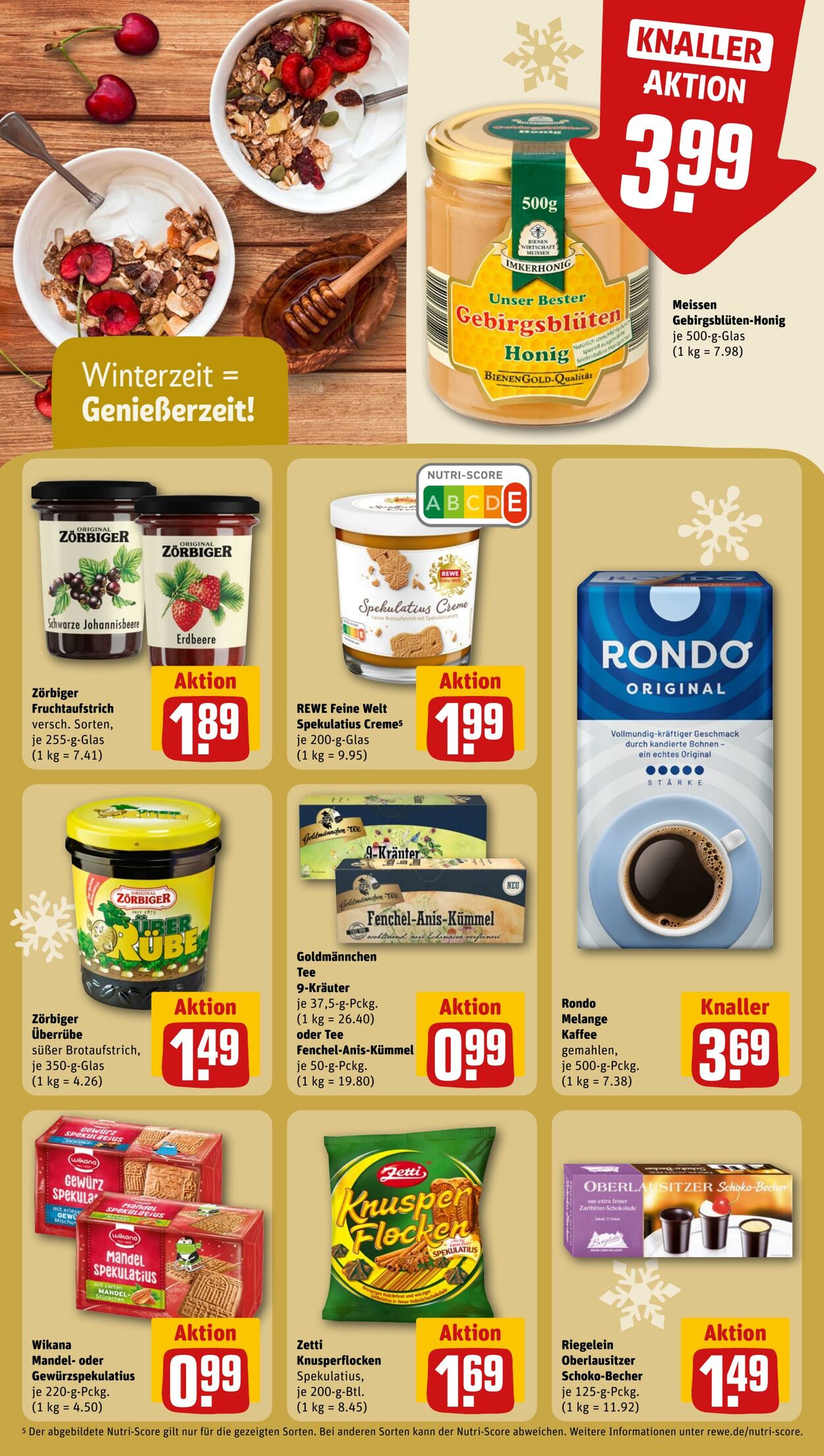 Prospekt Rewe 19.11.2023 - 25.11.2023