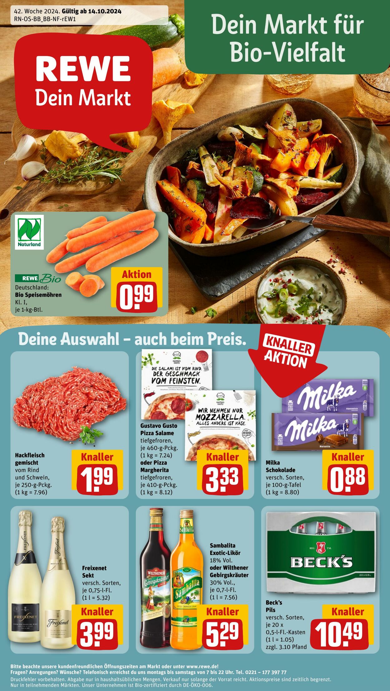 Prospekt Rewe 14.10.2024 - 21.10.2024