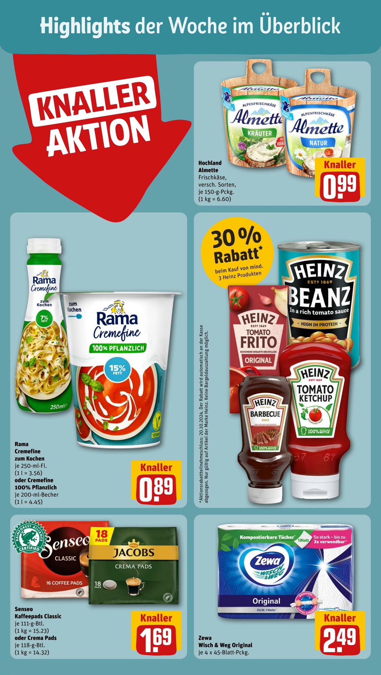 Prospekt Rewe 14.10.2024 - 21.10.2024