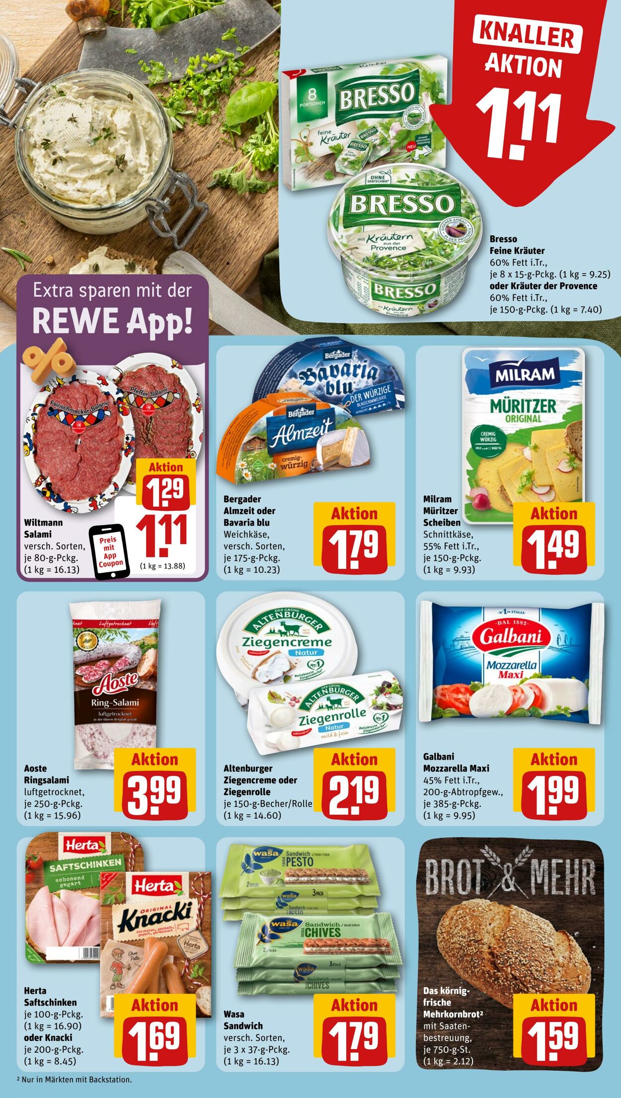 Prospekt Rewe 18.08.2024 - 24.08.2024