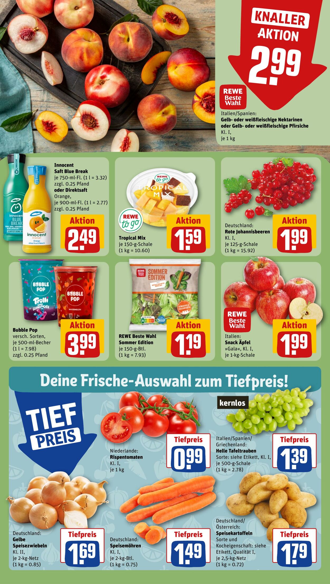 Prospekt Rewe 18.08.2024 - 24.08.2024