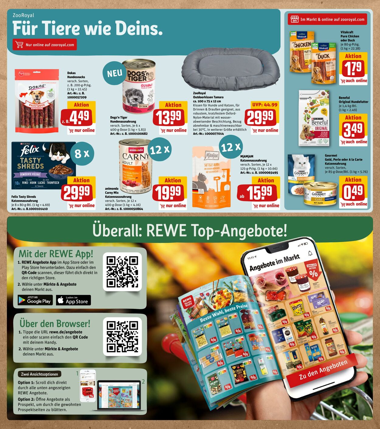 Prospekt Rewe 22.05.2023 - 27.05.2023