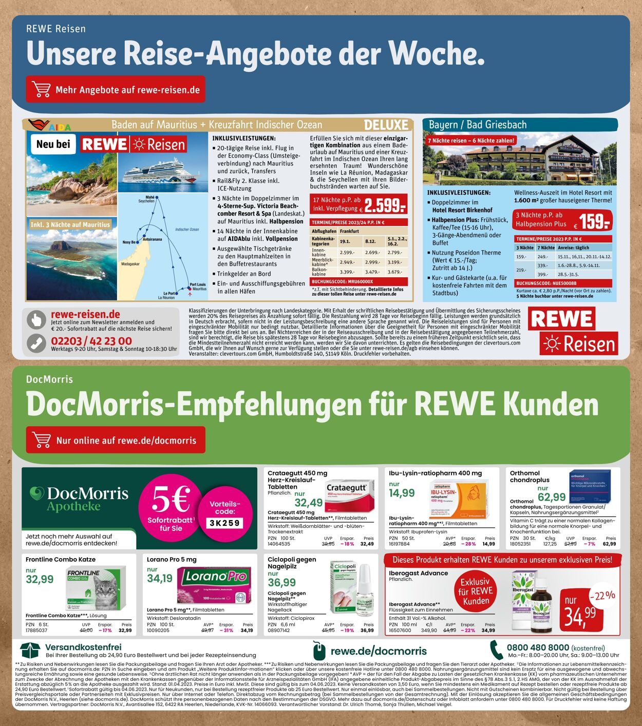 Prospekt Rewe 22.05.2023 - 27.05.2023