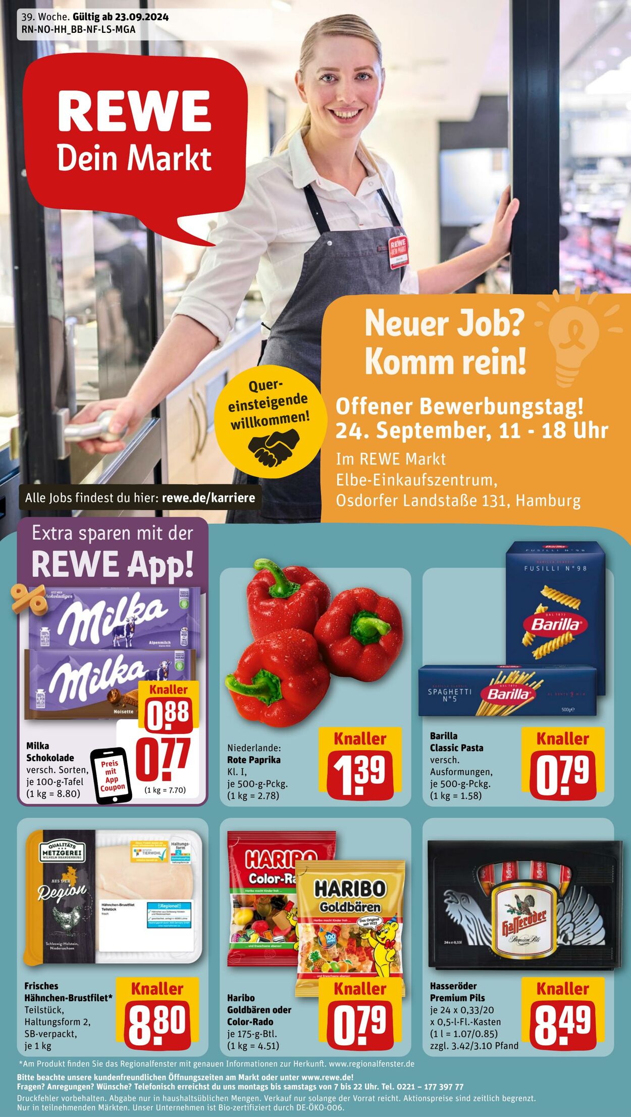 Prospekt Rewe 23.09.2024 - 28.09.2024