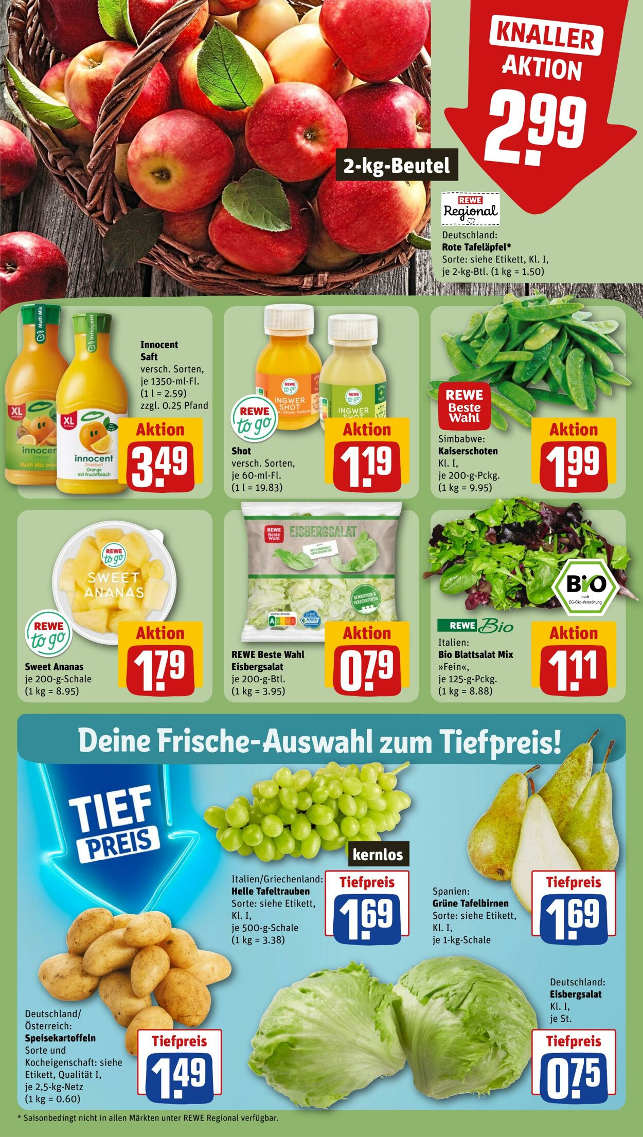 Prospekt Rewe 23.09.2024 - 28.09.2024