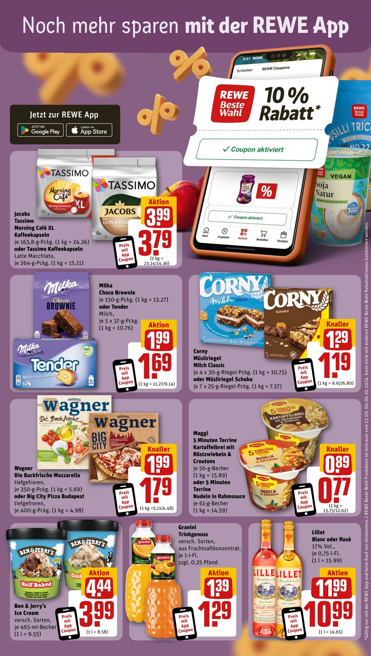 Prospekt Rewe 23.09.2024 - 28.09.2024