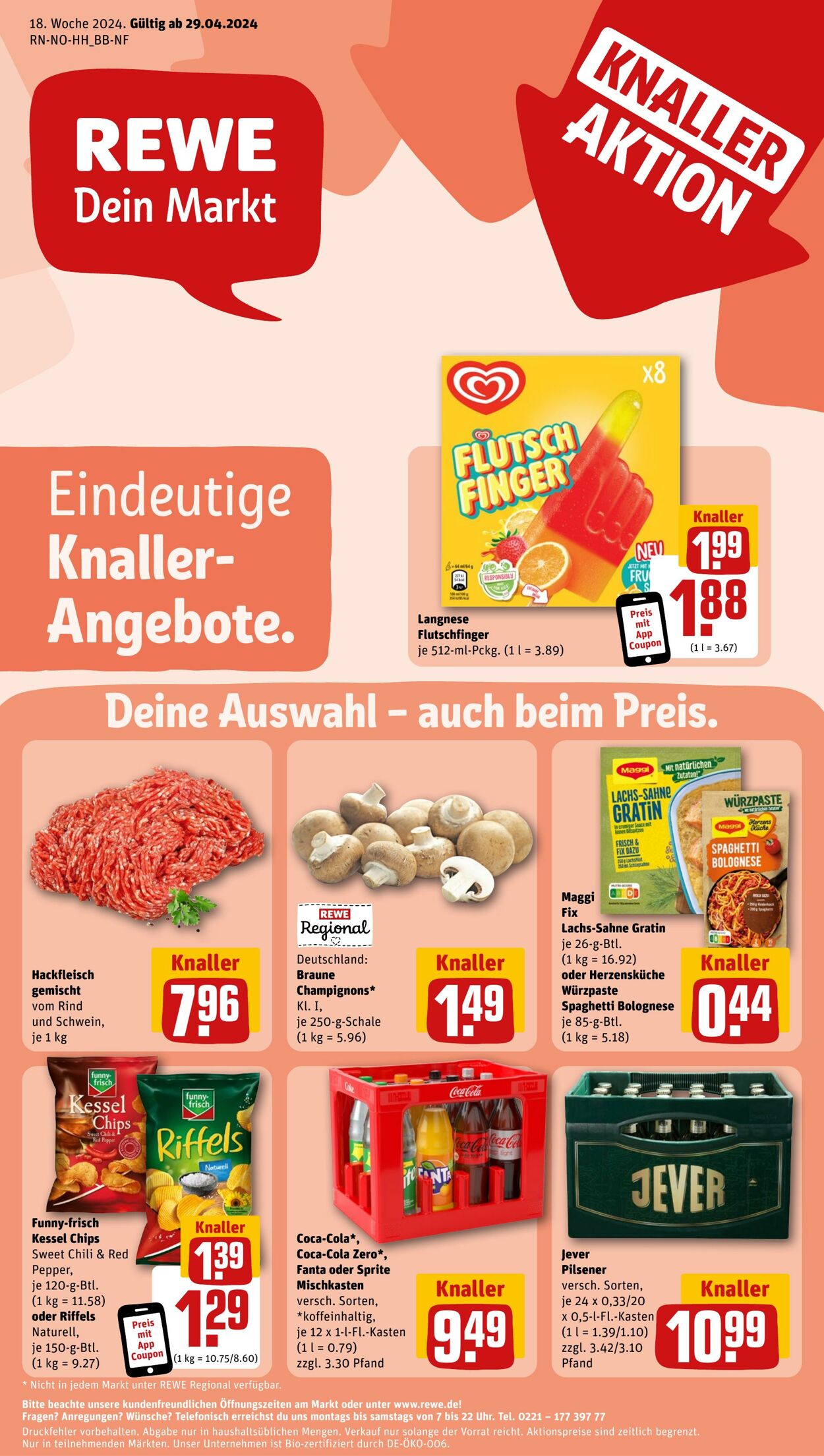 Prospekt Rewe 29.04.2024 - 04.05.2024