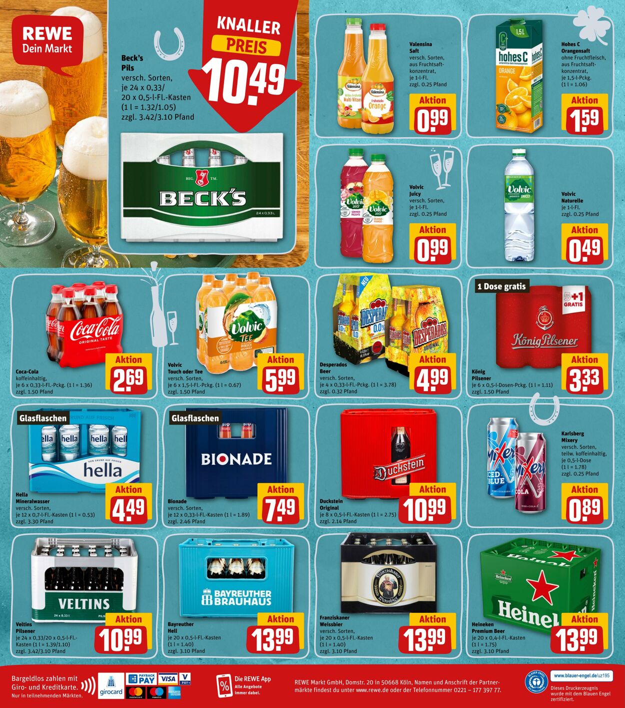 Prospekt Rewe 27.12.2022 - 31.12.2022