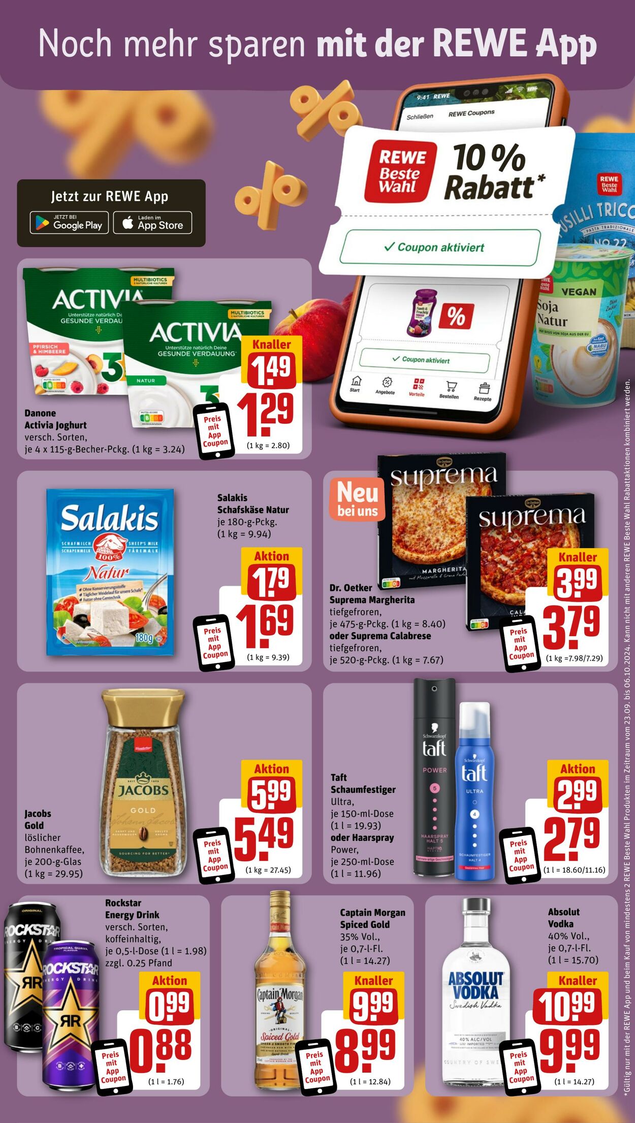 Prospekt Rewe 29.09.2024 - 05.10.2024