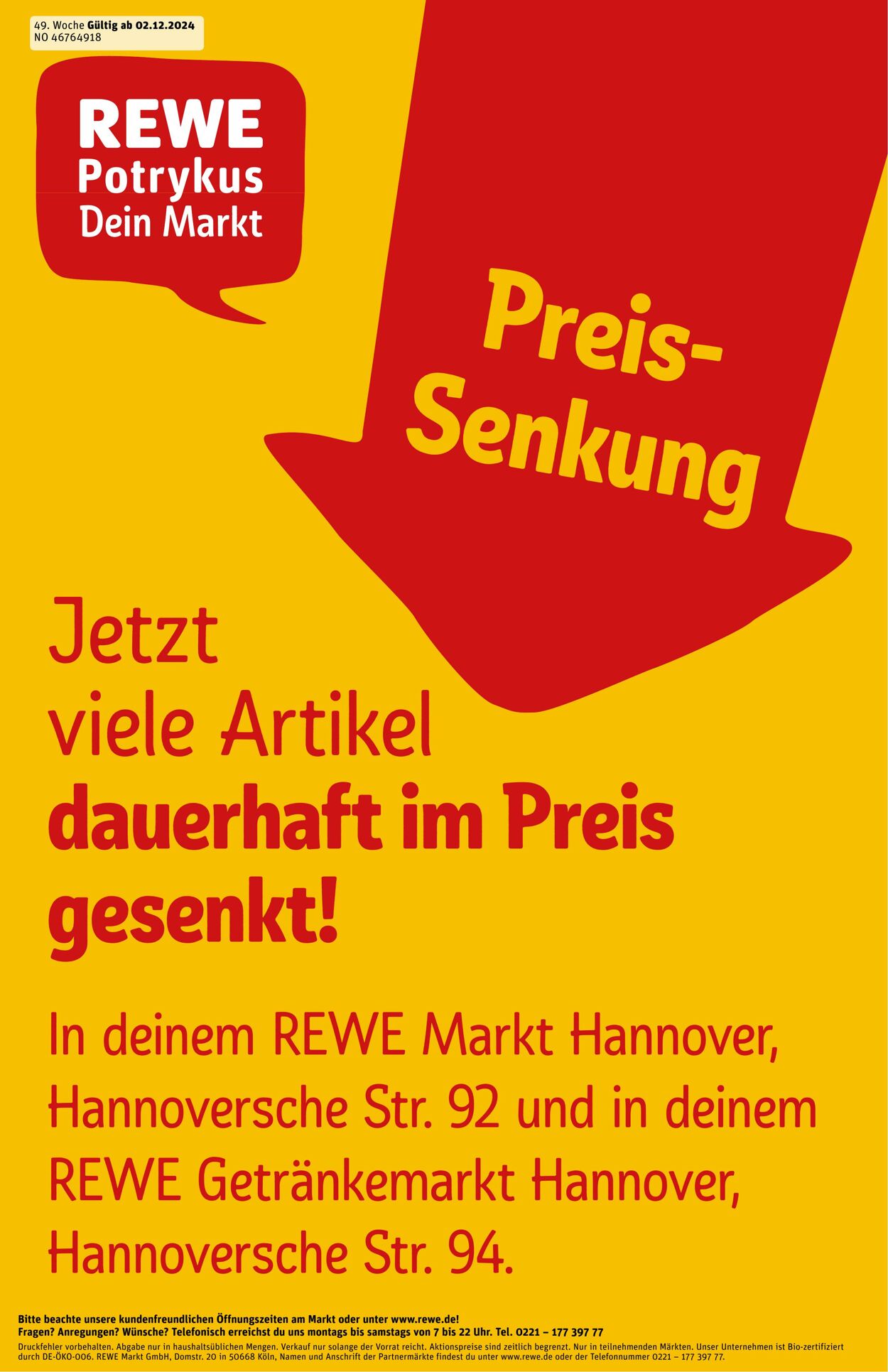 Prospekt Rewe 01.12.2024 - 07.12.2024