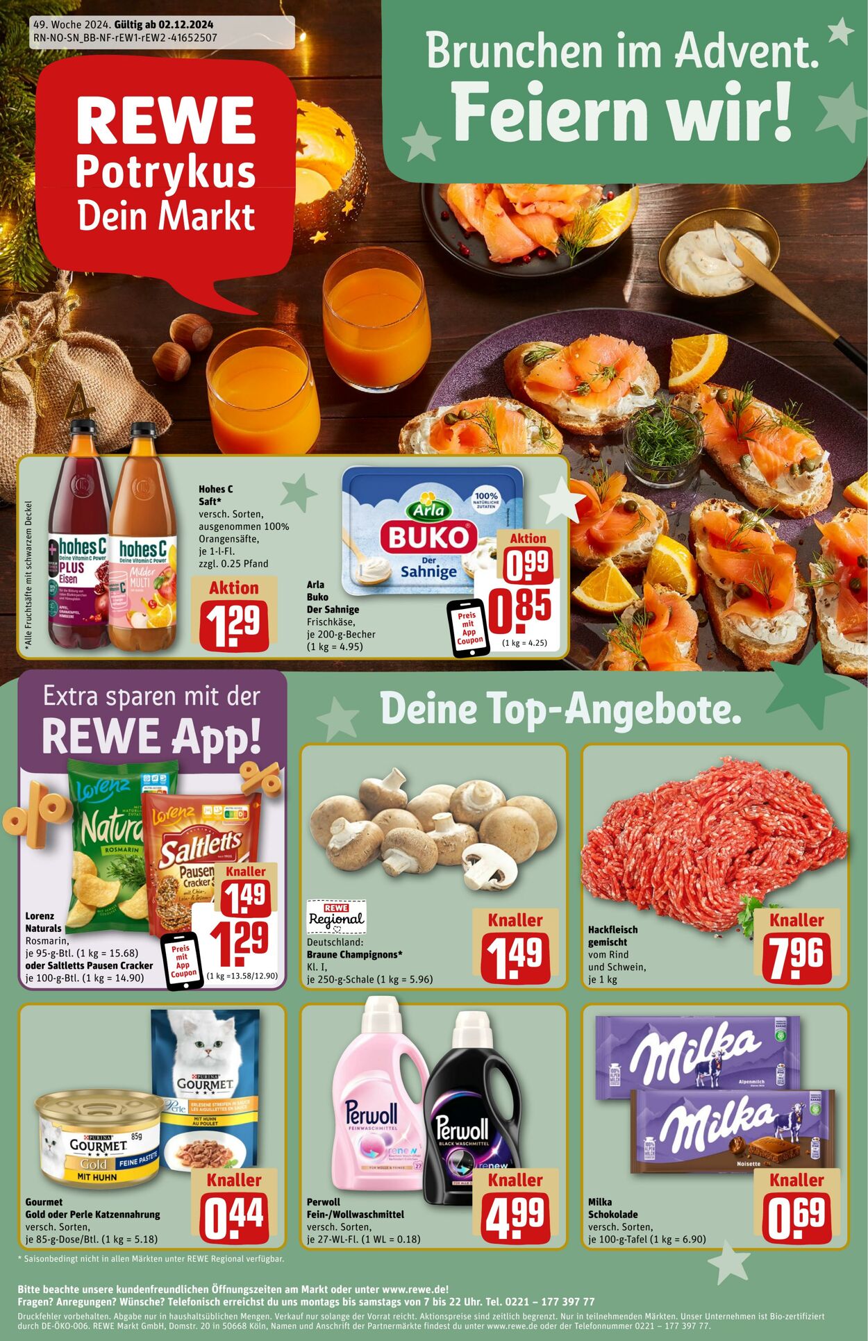 Prospekt Rewe 01.12.2024 - 07.12.2024