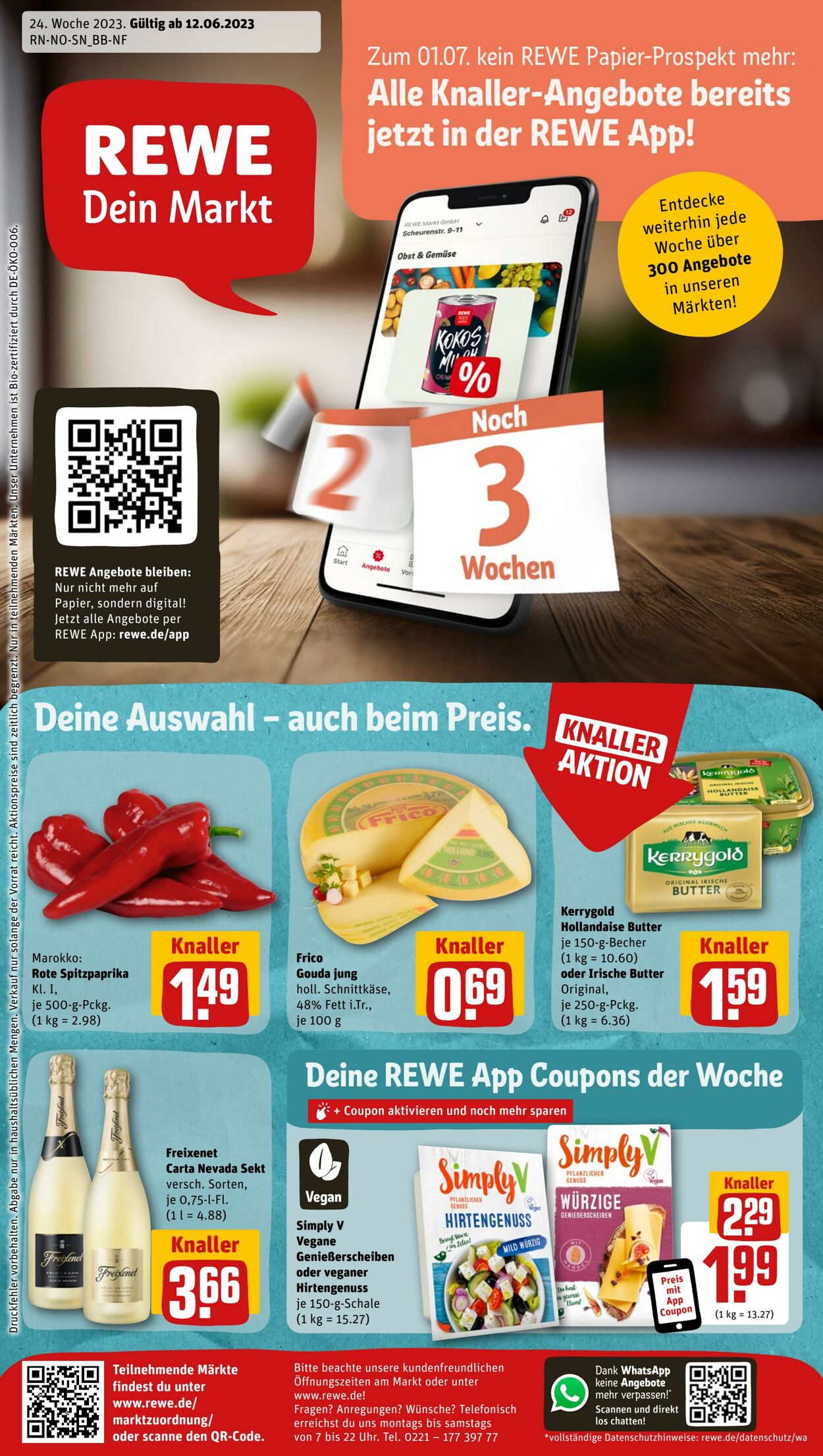 Prospekt Rewe 12.06.2023 - 17.06.2023