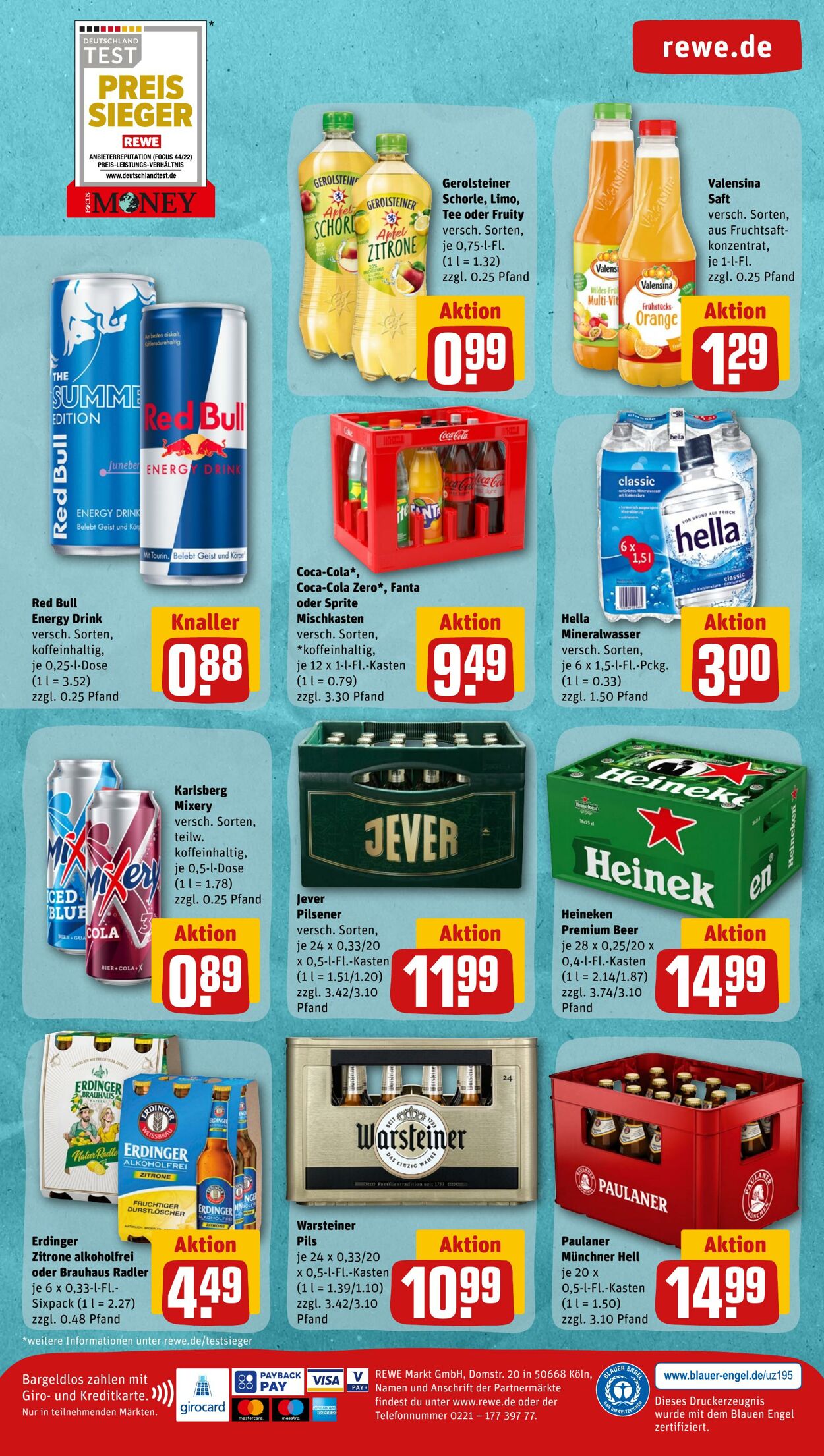 Prospekt Rewe 12.06.2023 - 17.06.2023