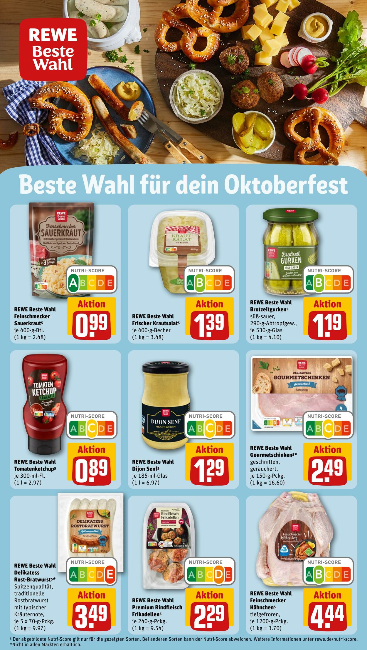 Prospekt Rewe 17.09.2023 - 23.09.2023