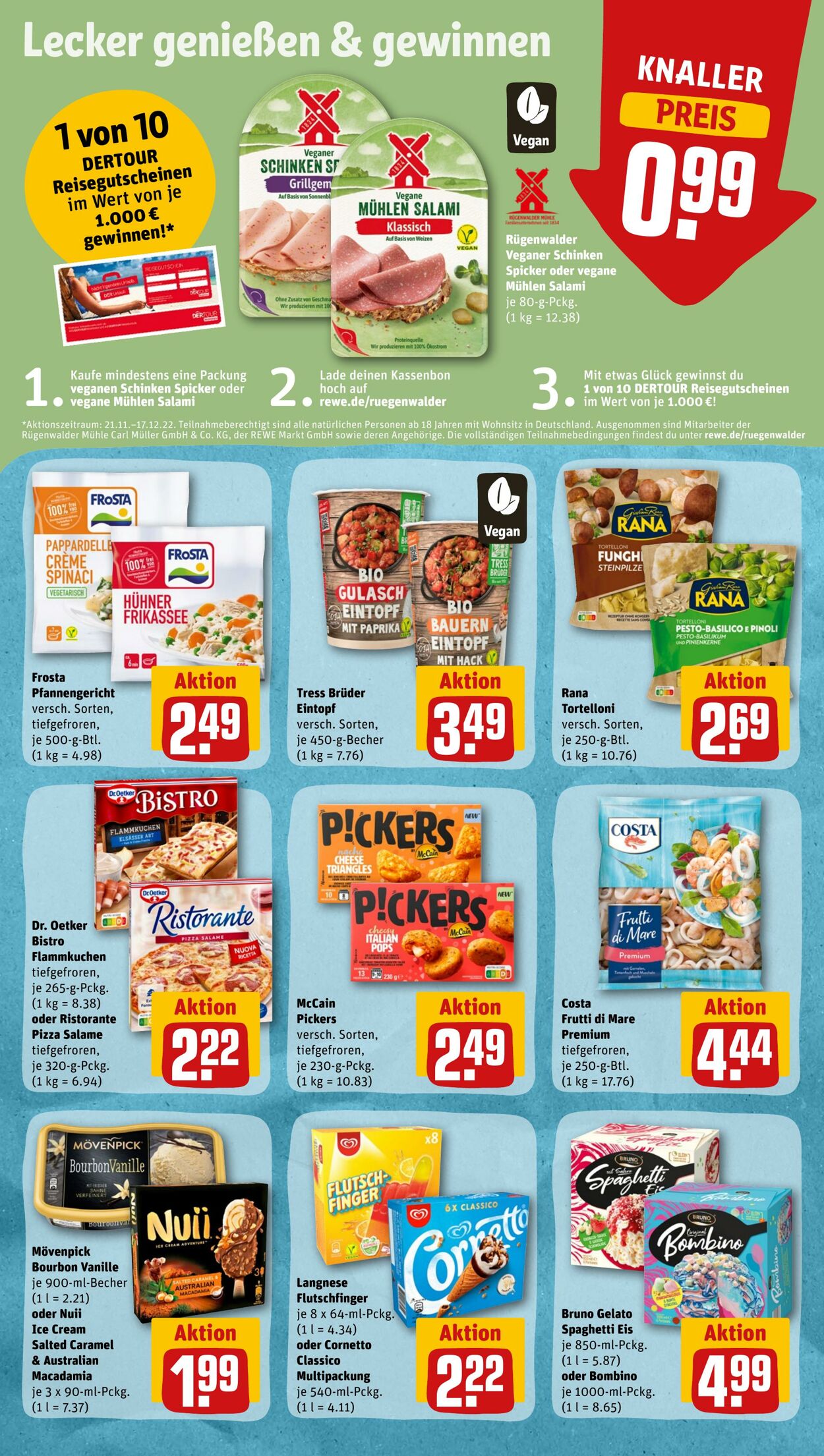 Prospekt Rewe 21.11.2022 - 26.11.2022