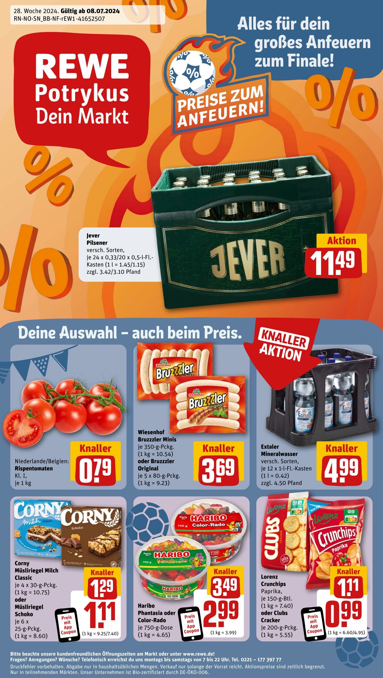 Prospekt Rewe 08.07.2024 - 13.07.2024