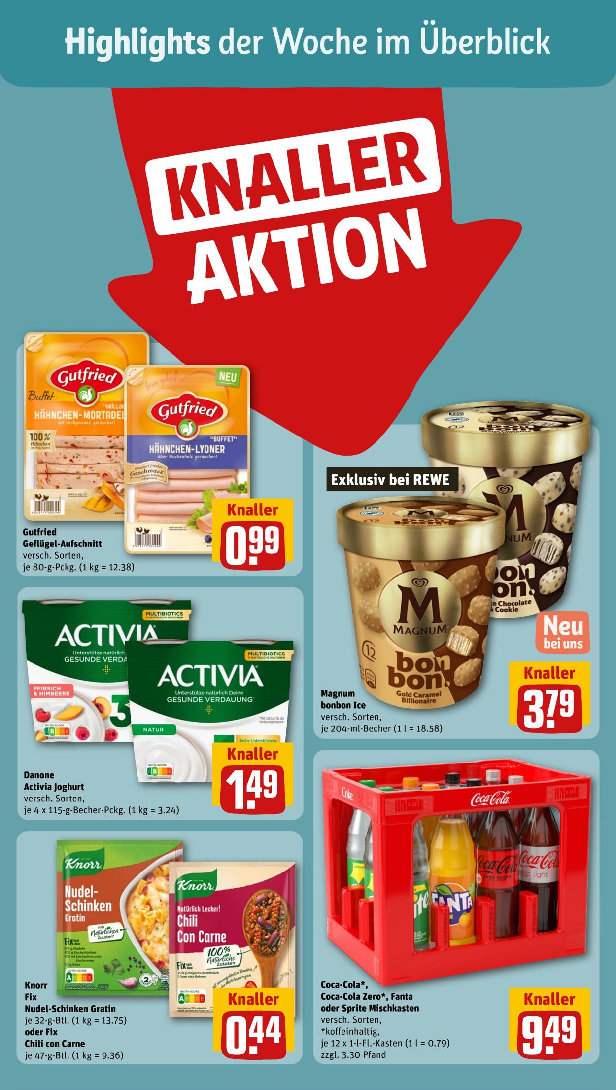 Prospekt Rewe 22.07.2024 - 31.07.2024