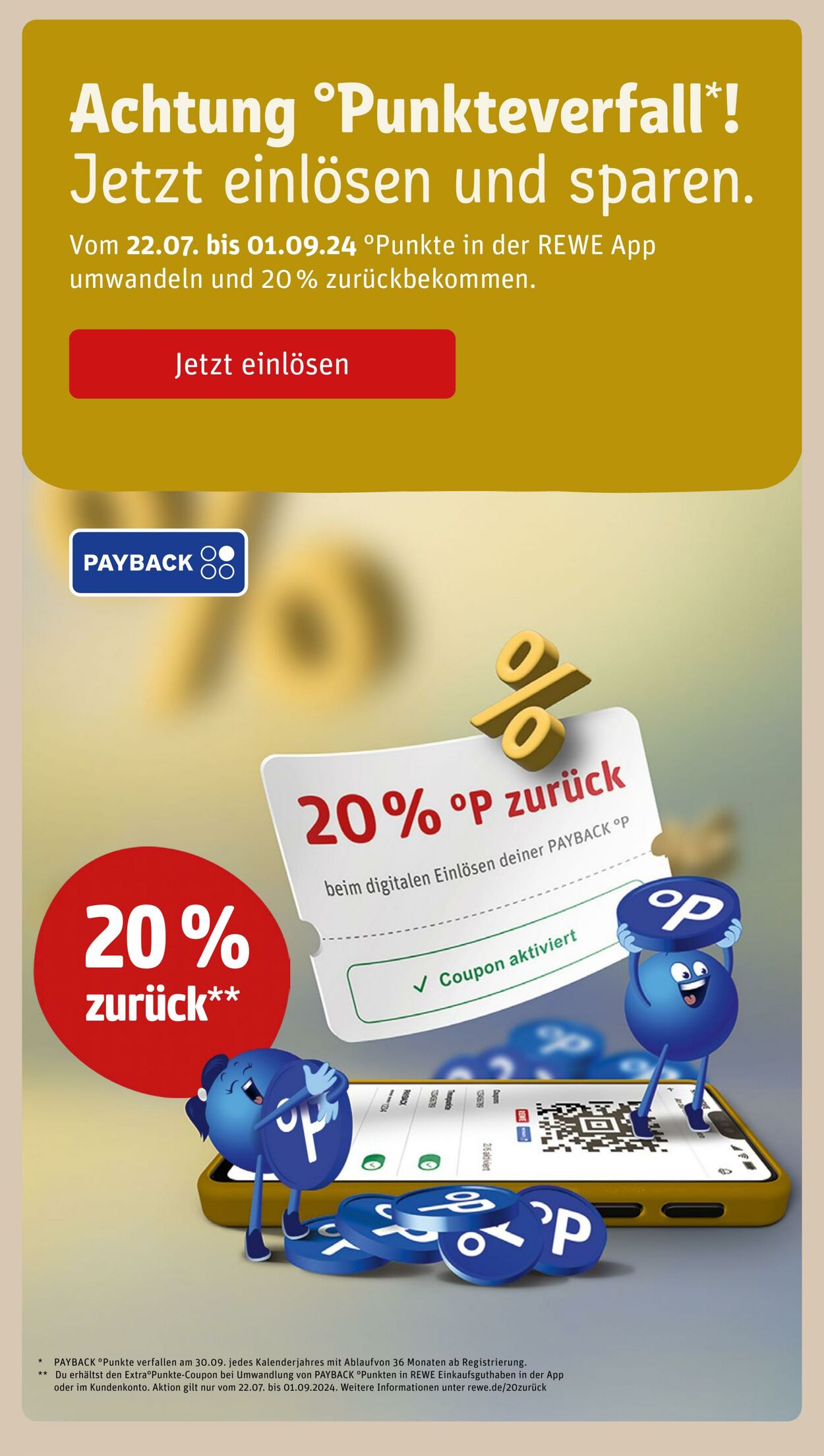 Prospekt Rewe 22.07.2024 - 31.07.2024