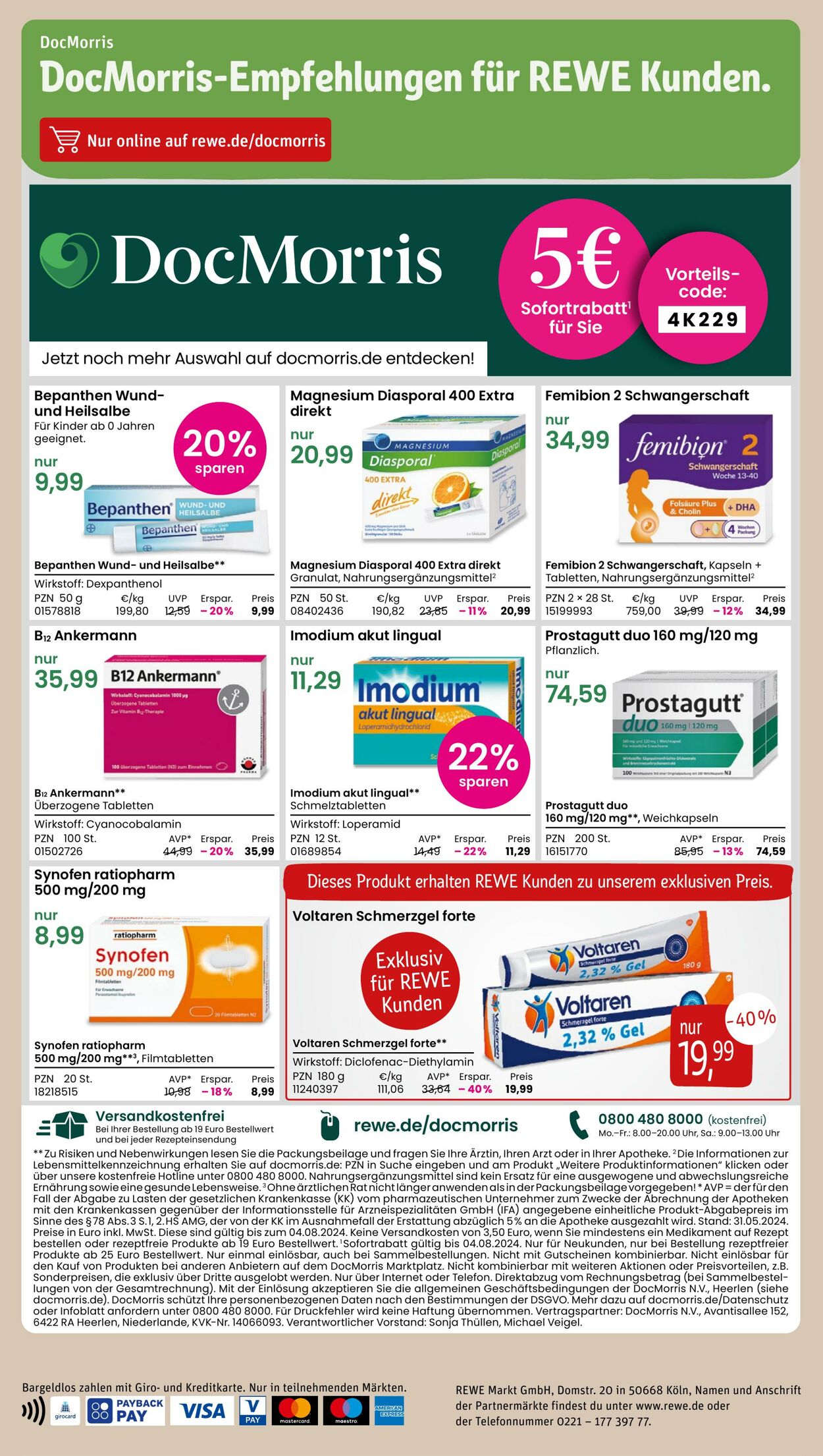 Prospekt Rewe 22.07.2024 - 31.07.2024