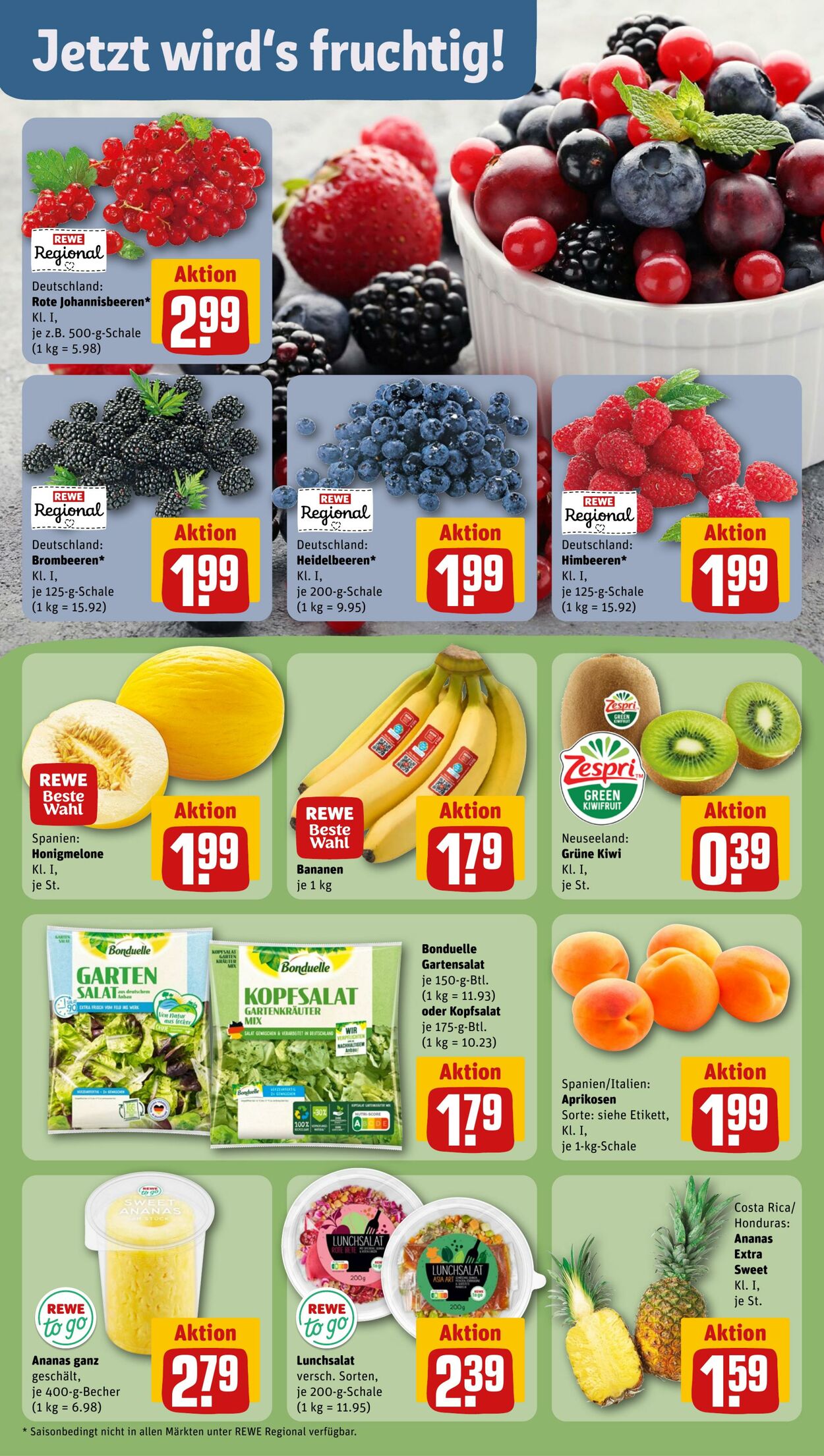 Prospekt Rewe 30.06.2024 - 06.07.2024